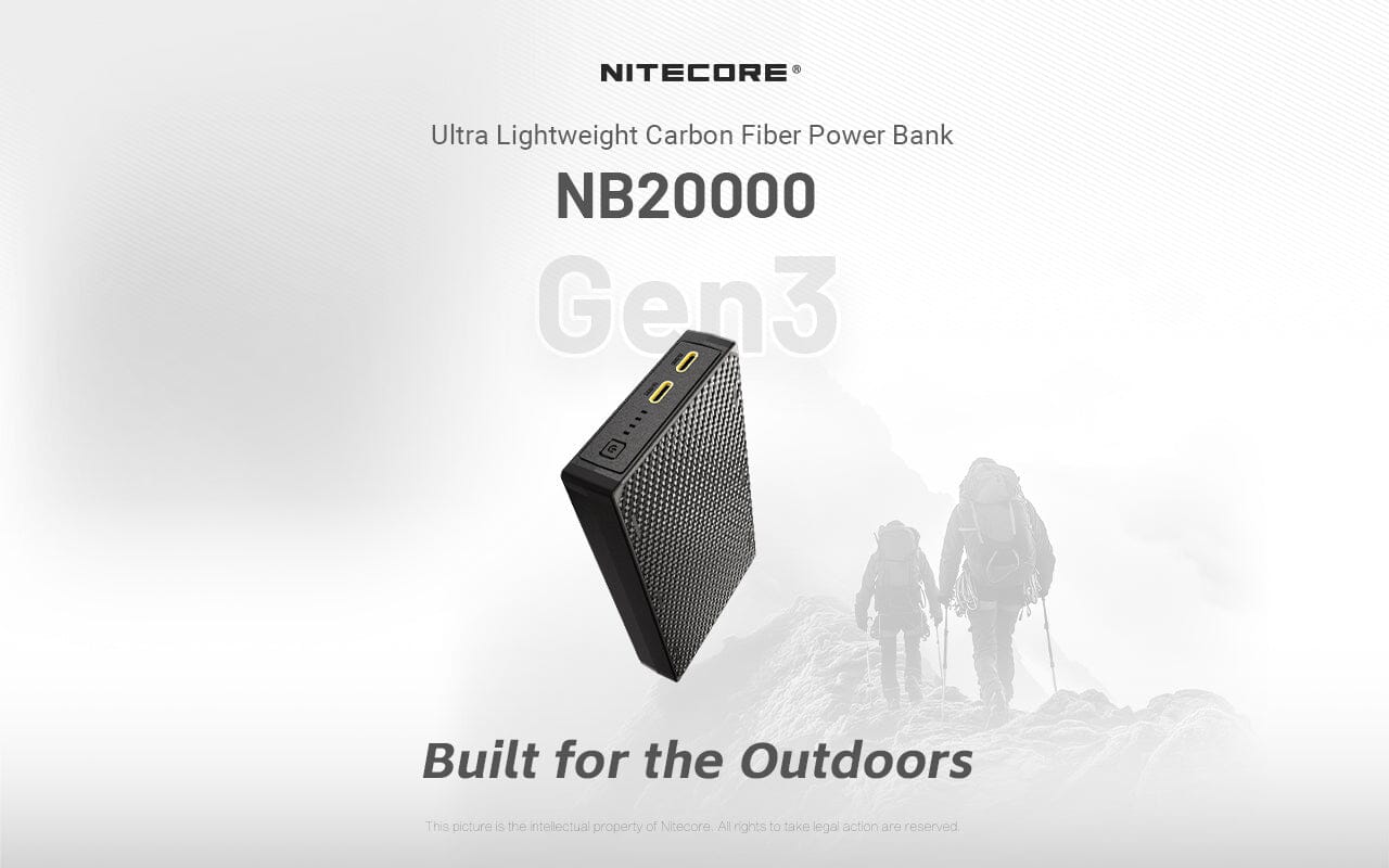 Nitecore NB20000 Gen 3 Dual USB-C Power Bank 