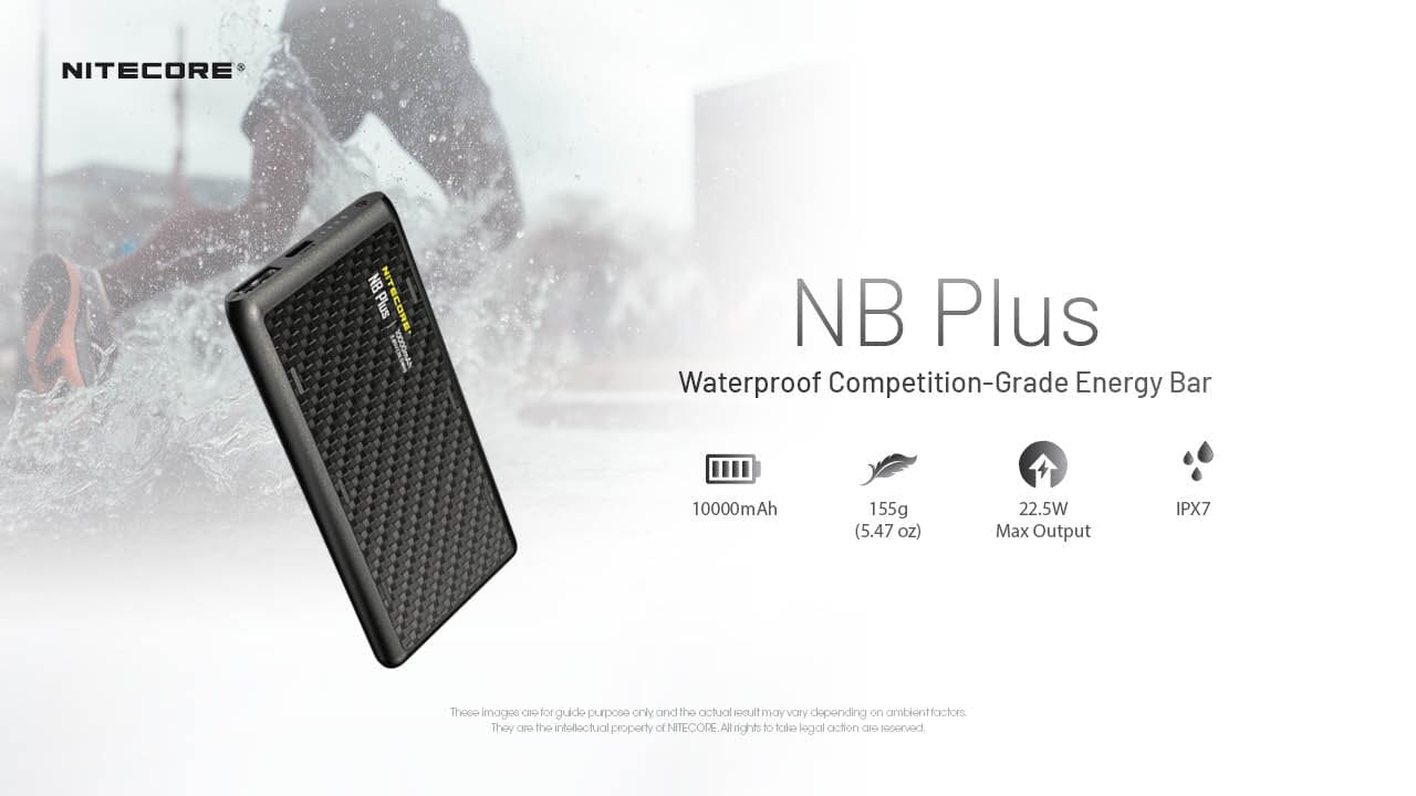 Nitecore NB Plus 10,000mAh Lightweight Power Bank 
