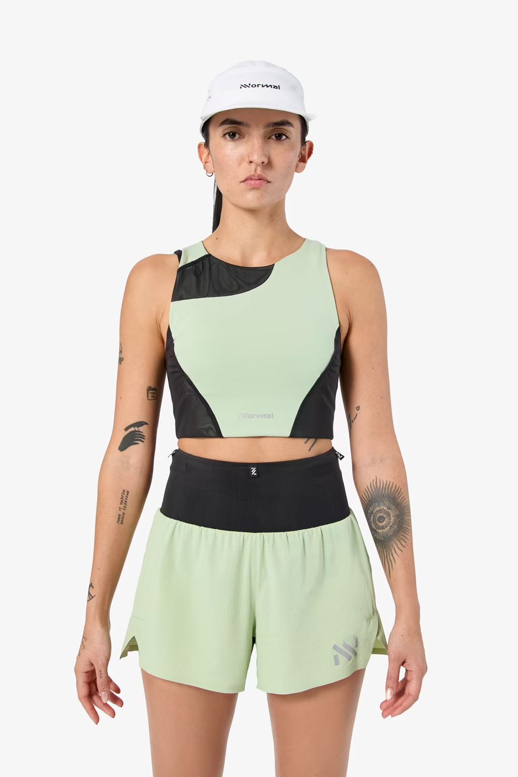 NNormal Trail Crop Top 02 Women's Green XS 