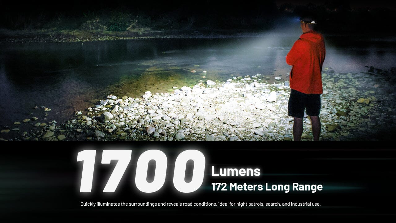 Nitecore NU45 1700 Lumen USB-C Fast Charging Headlamp 