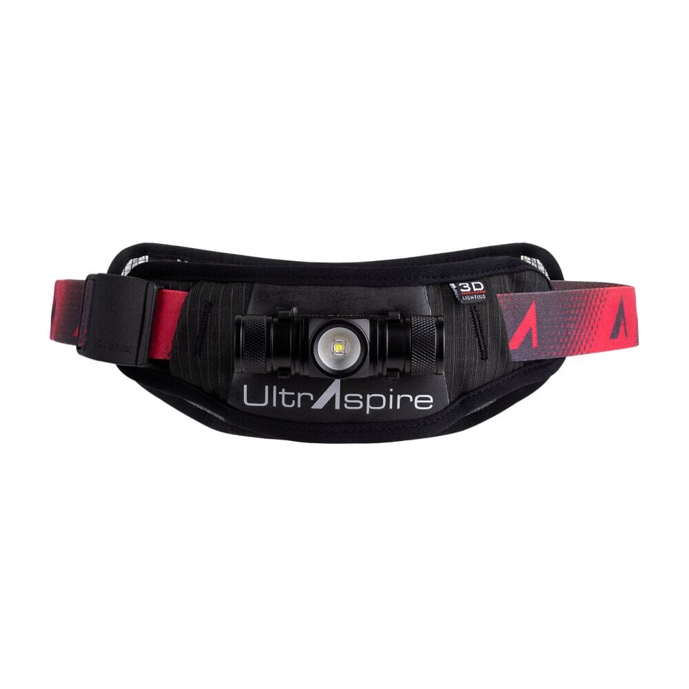 UltrAspire Lumen 600 4.0 Waist Light Black/Red 