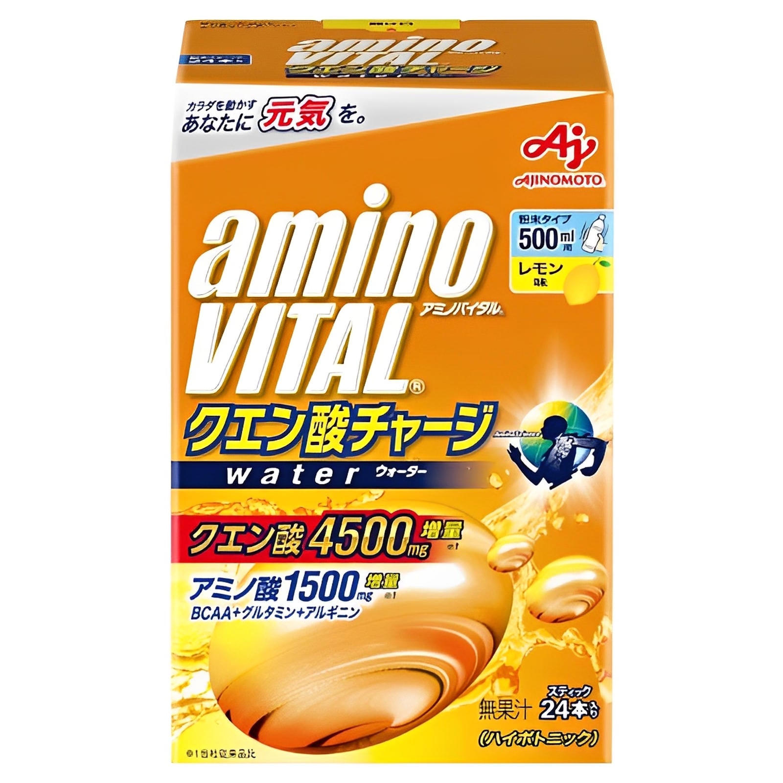 aminoVITAL Citric Acid Charge Water Powder 11.8g 24-Pack 