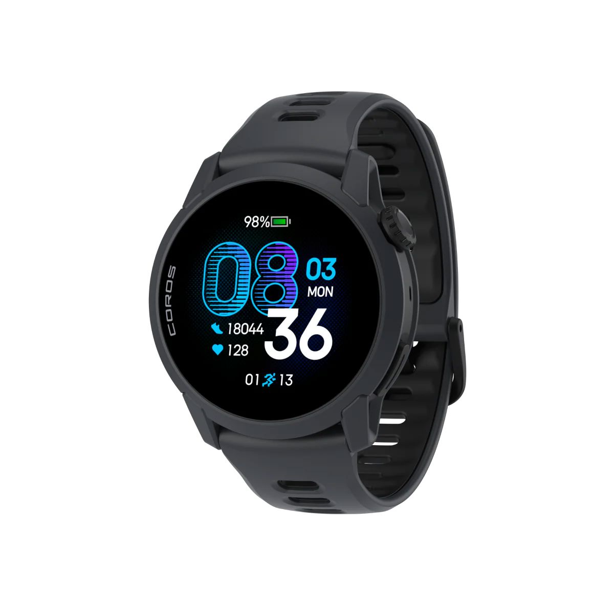 COROS Pace 4 GPS Watch Black (Silicone Band) 