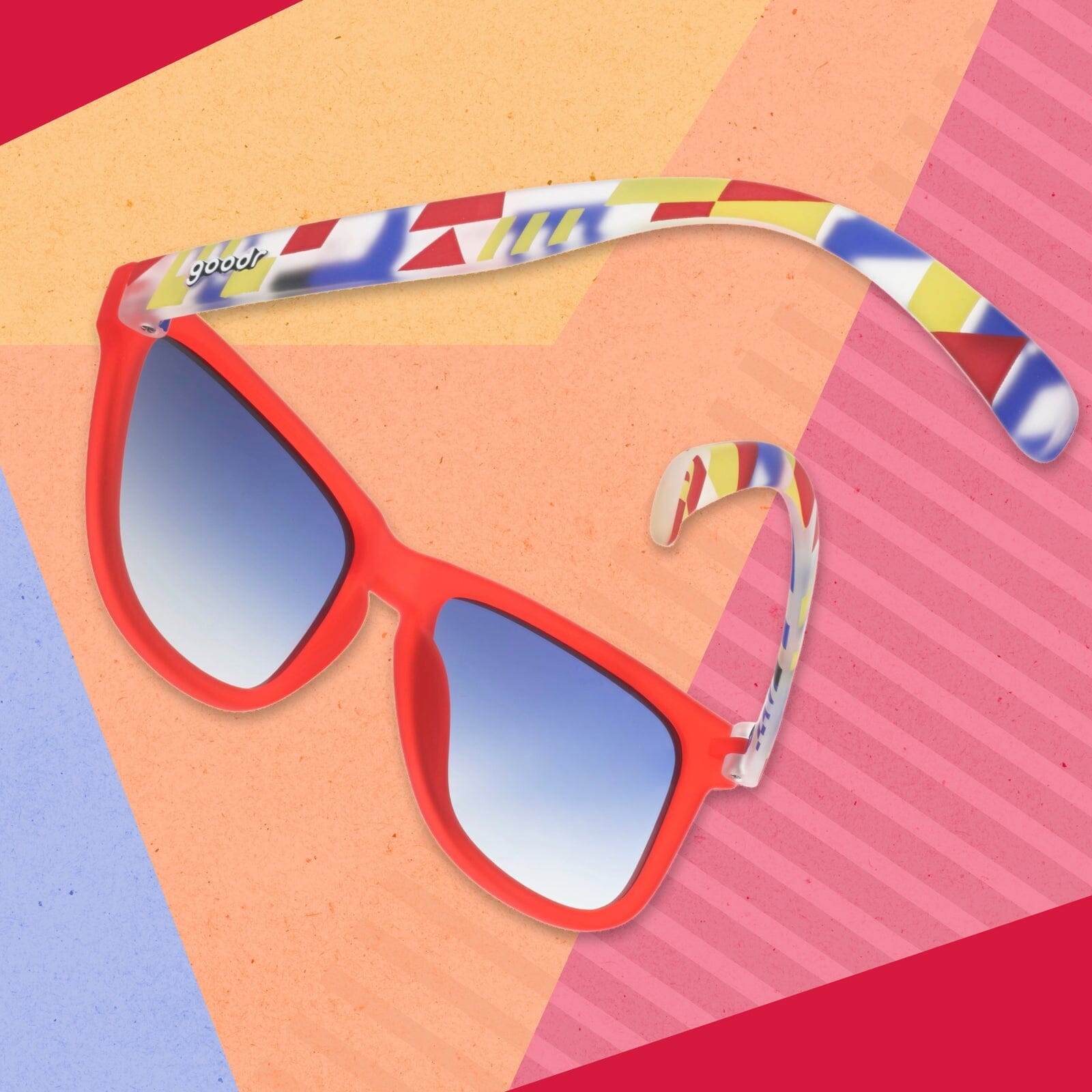 goodr OG - Sports Sunglasses - Fluent In Flags 