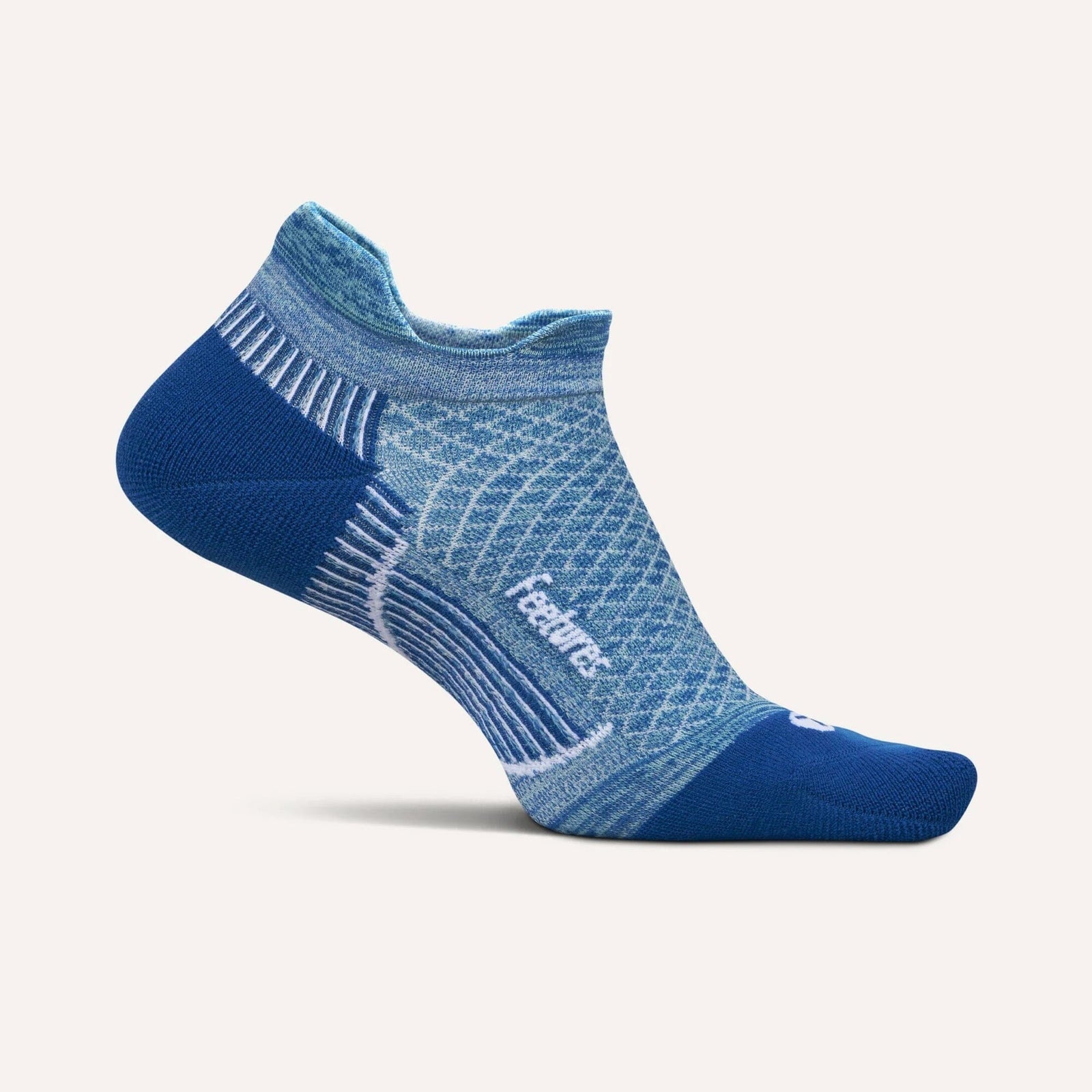 Feetures 足底筋膜炎リリーフ ライトクッション ノーショー タブソックス