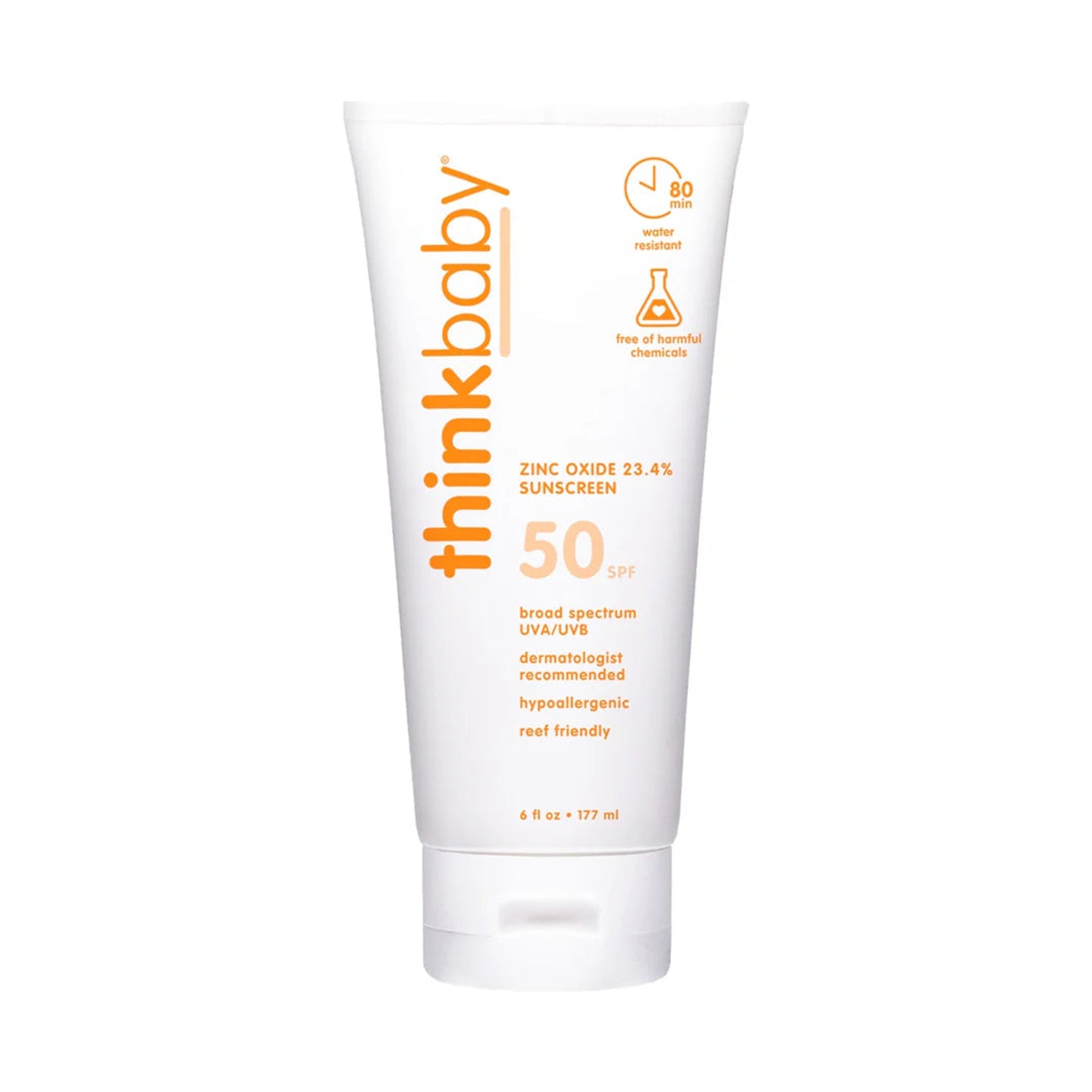 Thinkbaby Safe Sunscreen SPF 50+ 6oz 