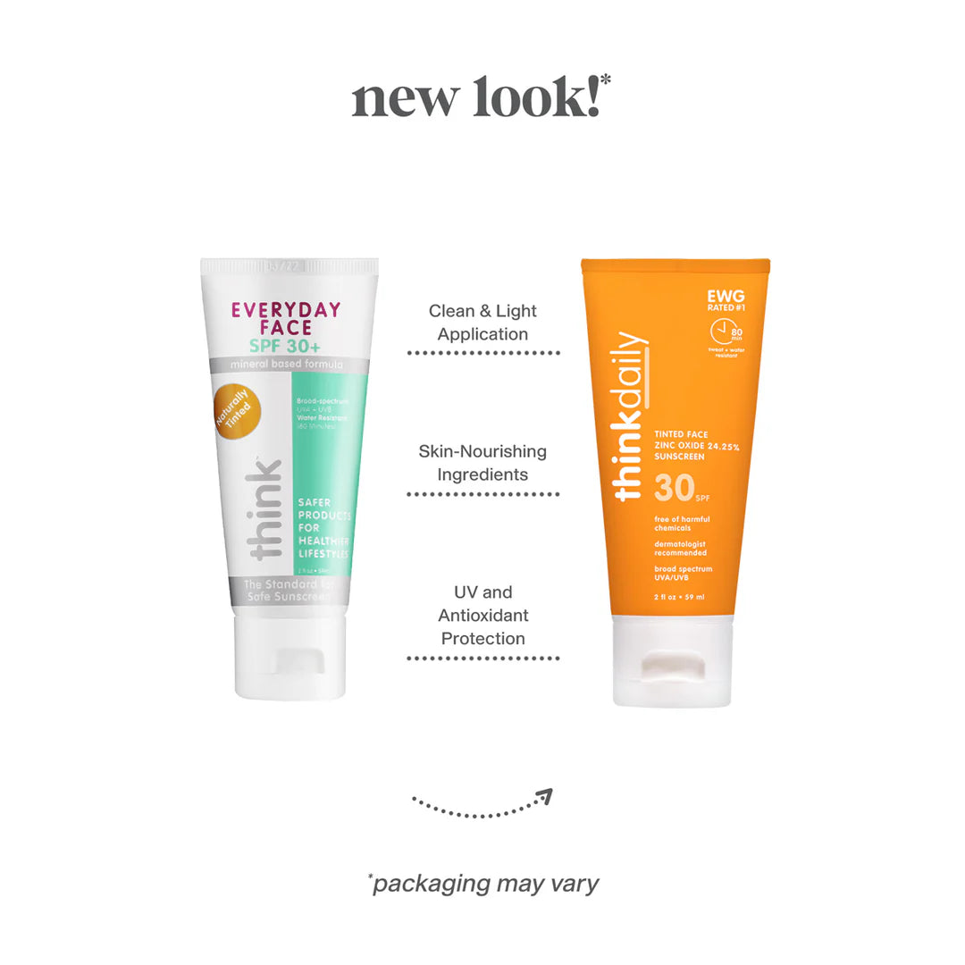 Think Everyday SPF30 Face Sunscreen 2oz - Naturally Tinted 