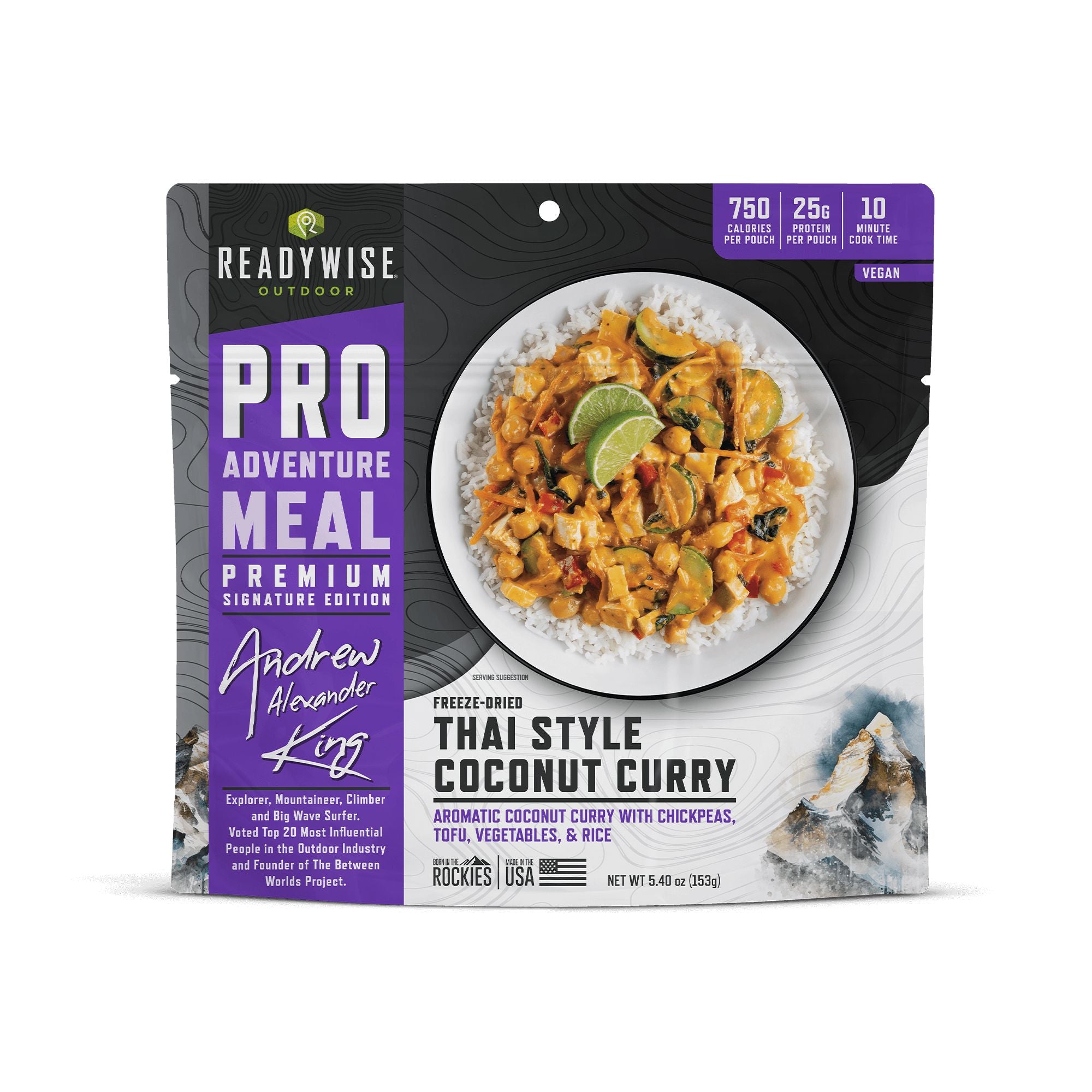 Readywise PRO Adventure Meal - Thai Style Coconut Curry 