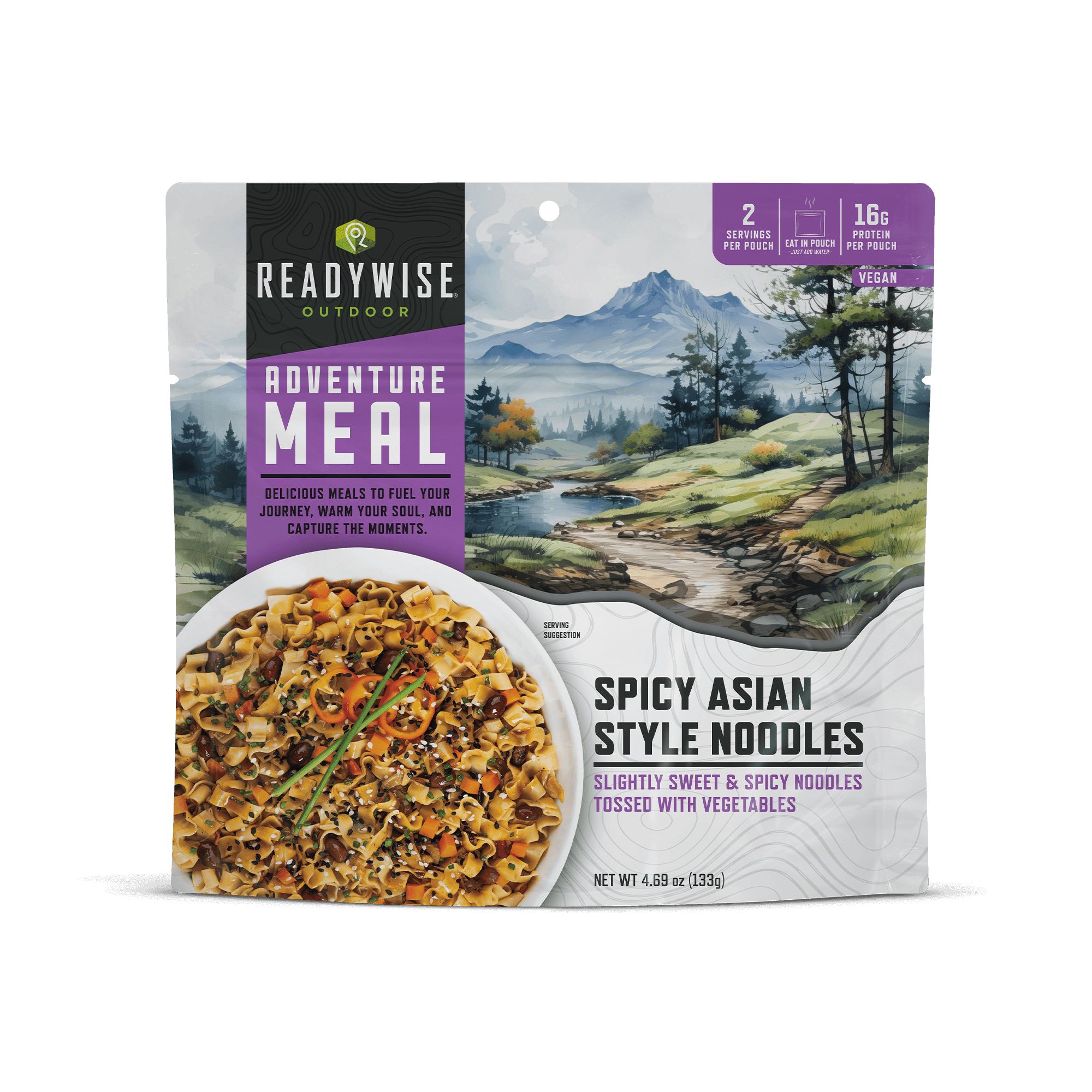 Readywise Spicy Asian Style Noodles Casual Camper