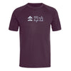 T8 Men's Zone2 Tee Plum XS 