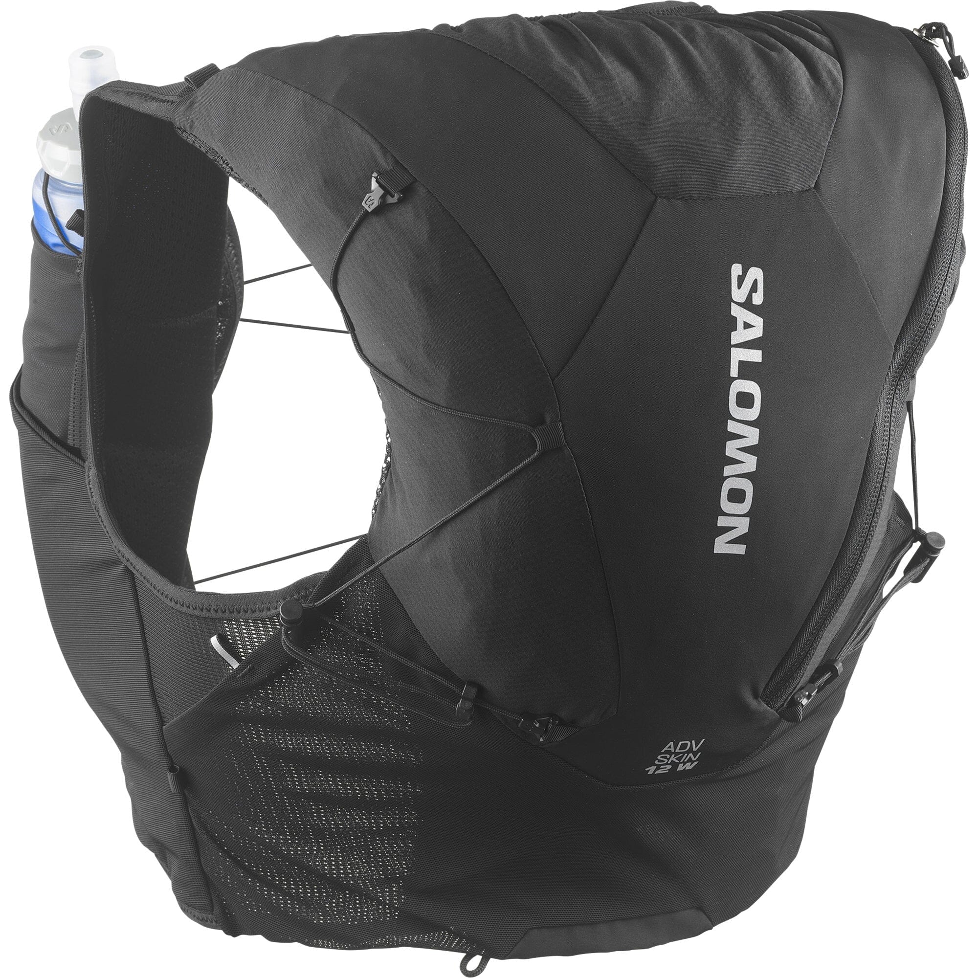 Salomon Adv Skin 12 Women's Running Vest (2025) Black/Asphalt XS 