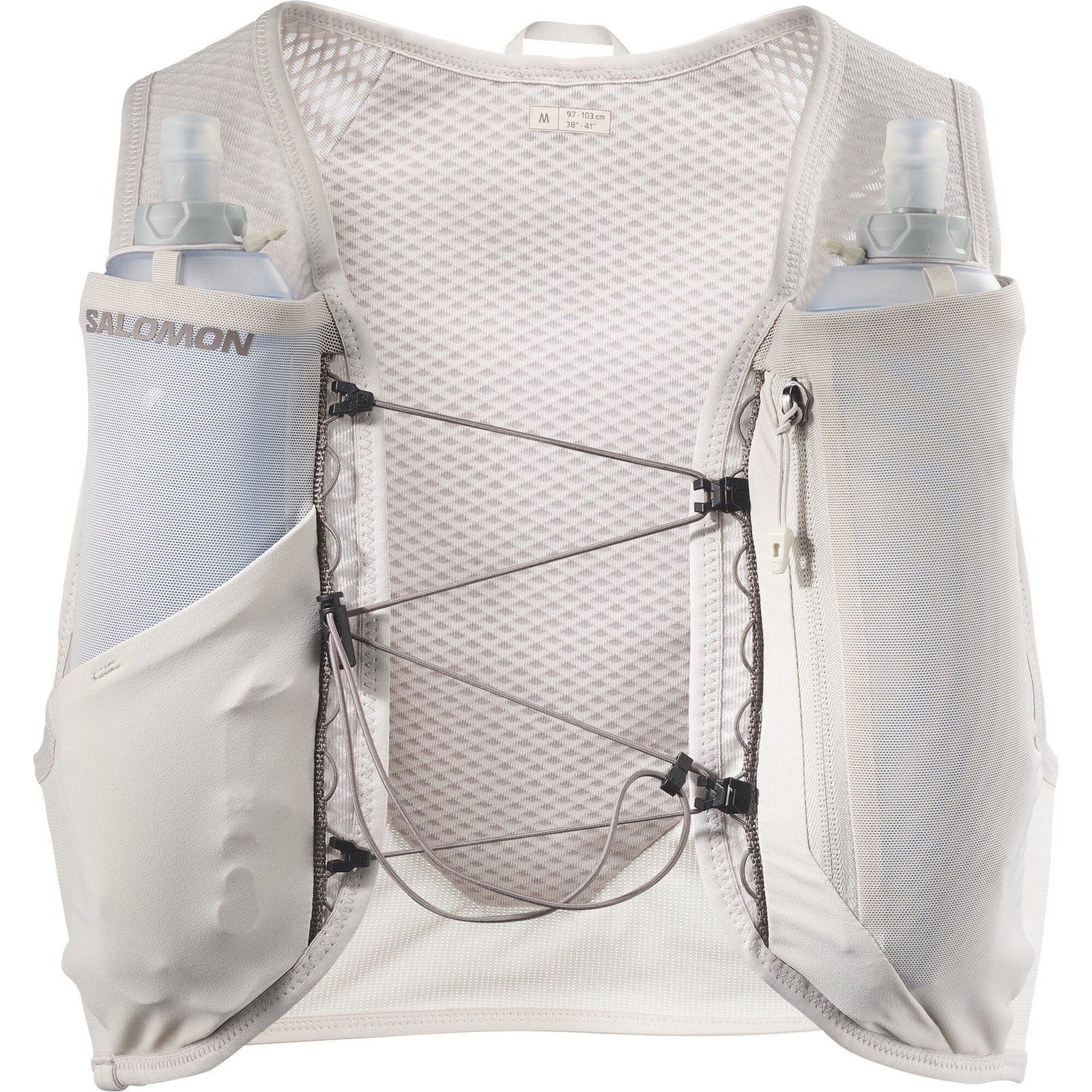 Salomon Gravel Skin 4 Unisex Running Vest Silver Cloud/Iron XS 