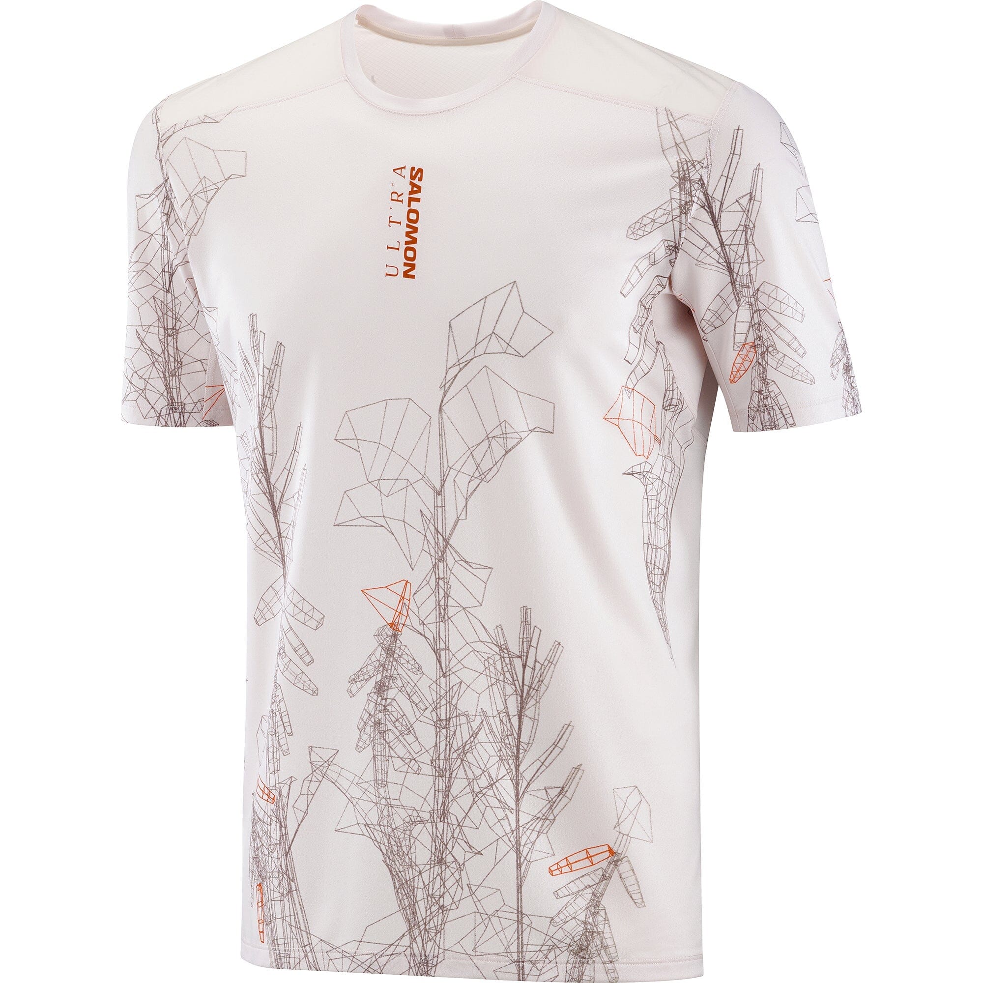 Salomon S/LAB Salomon Ultra Print Men's Short Sleeve T-Shirt Lilac Ash XS 