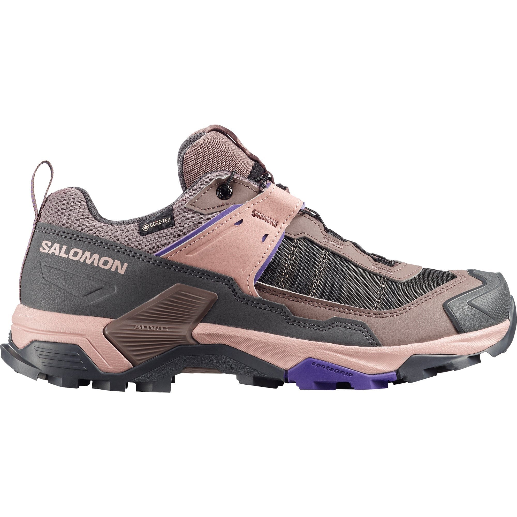 Salomon X Ultra 5 GTX Women's Hiking Shoes Iron/Shadow Gray EU38 