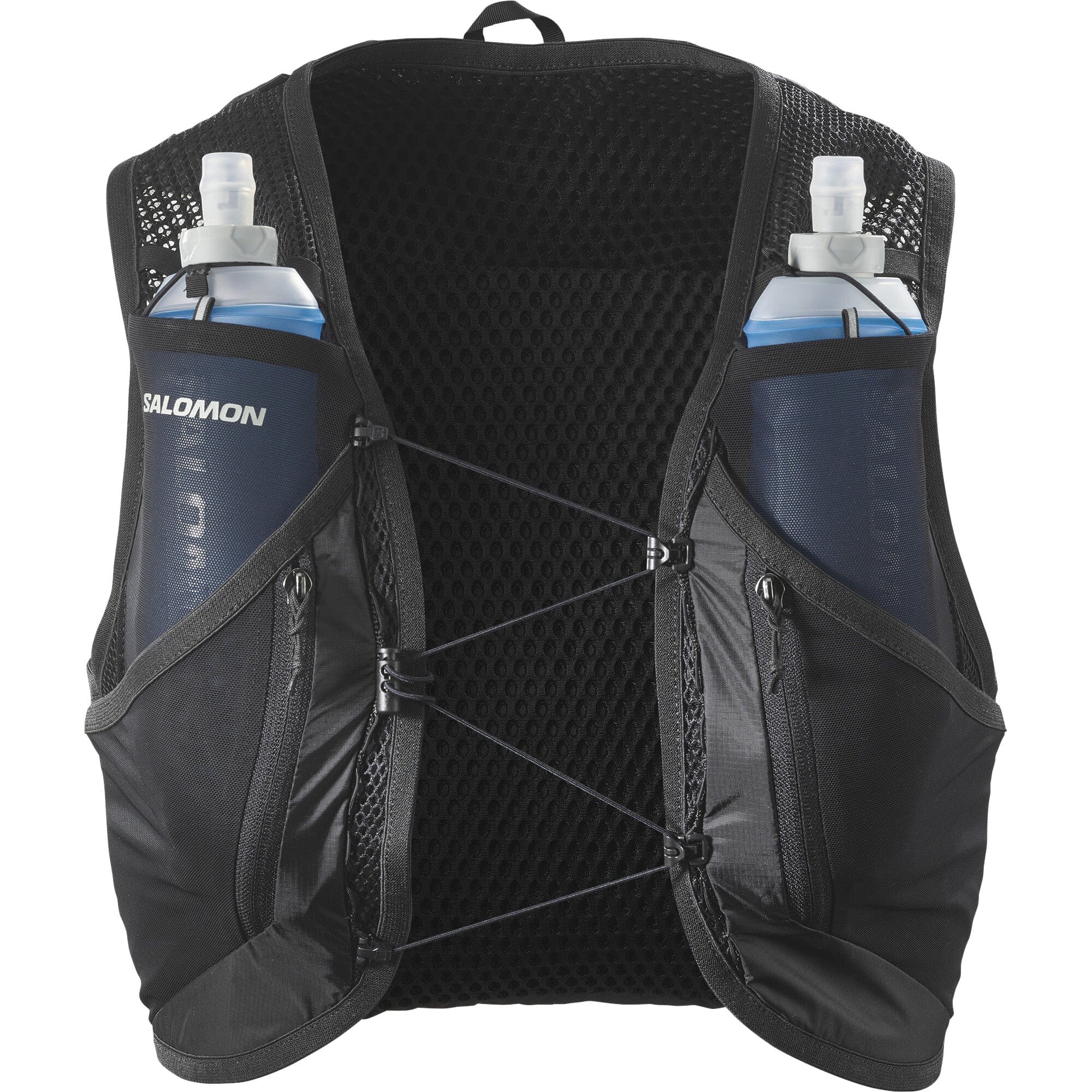 Salomon Active Skin 12 Unisex Running Vest Black/Metal S 