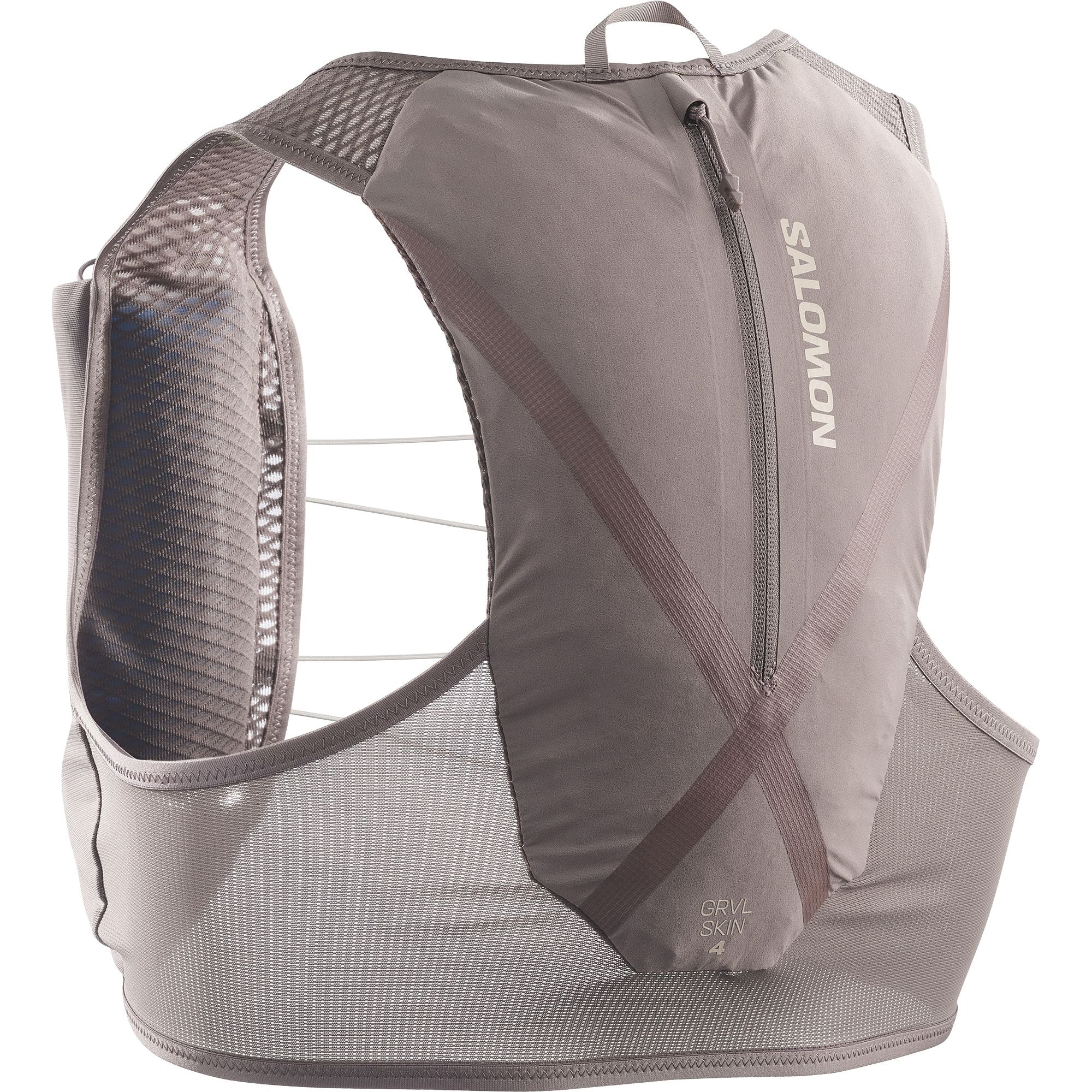 Salomon Gravel Skin 4 Unisex Running Vest Iron/Silver Cloud S 