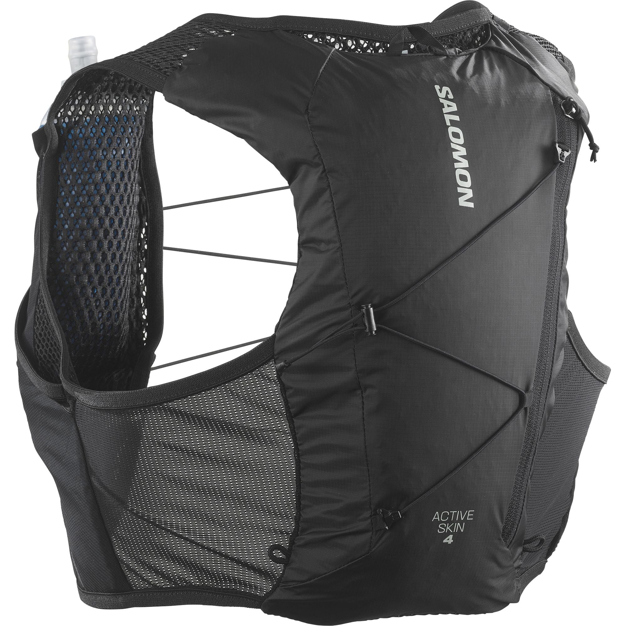 Salomon Active Skin 4 Unisex Running Vest Black/Metal S 