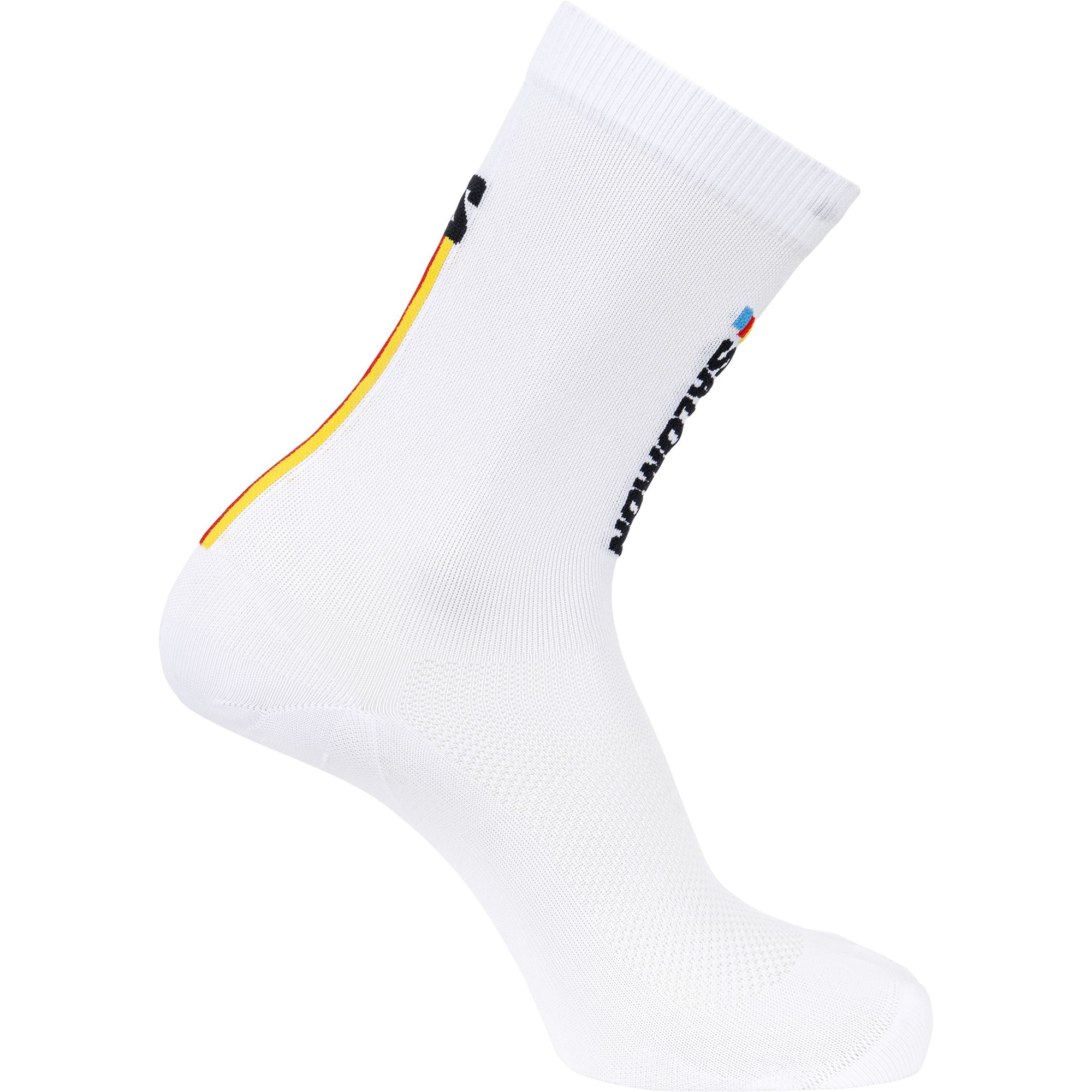 Salomon Pulse Race Flag Crew Unisex Socks (2026) White S (EU 36-38) 