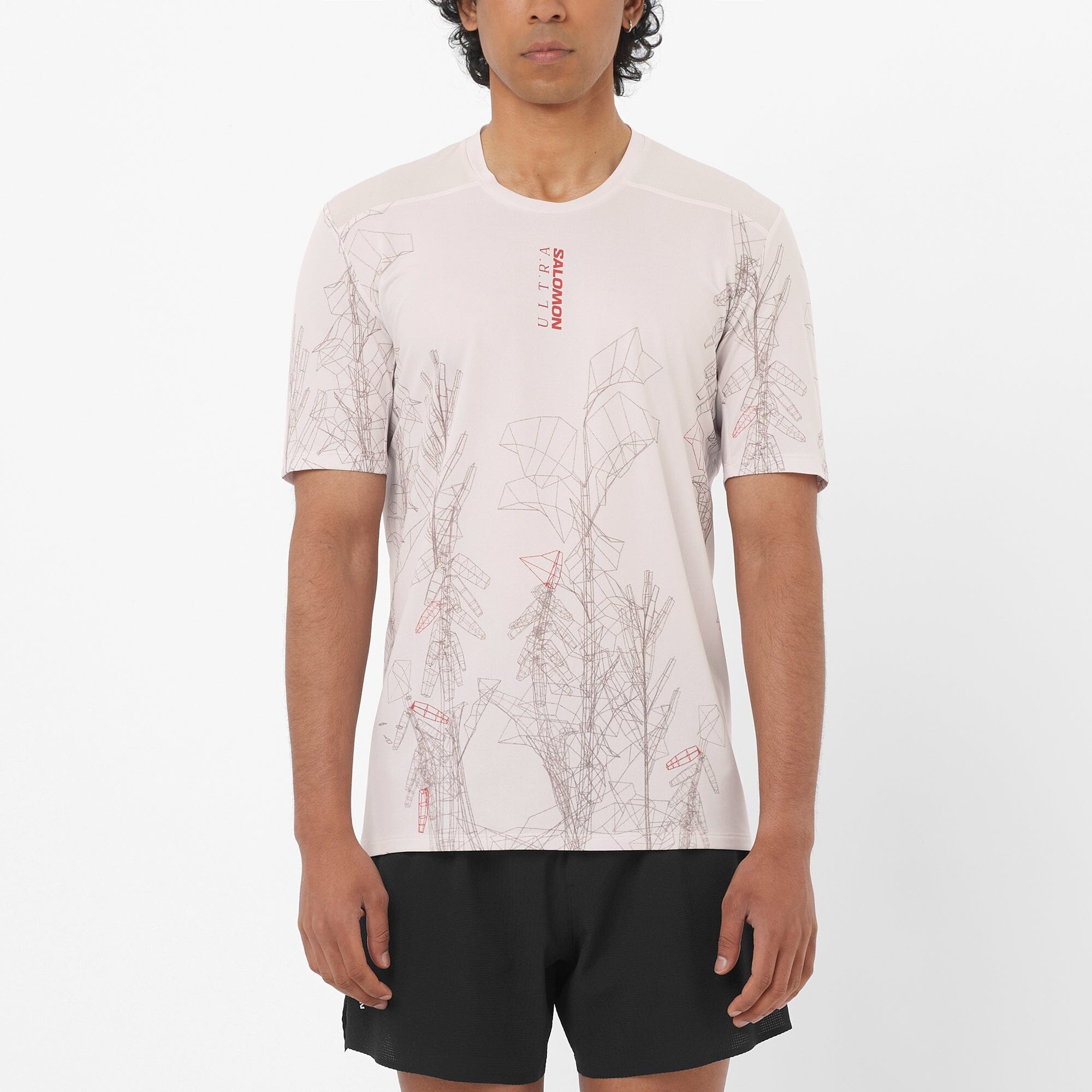 Salomon S/LAB Salomon Ultra Print Men's Short Sleeve T-Shirt 