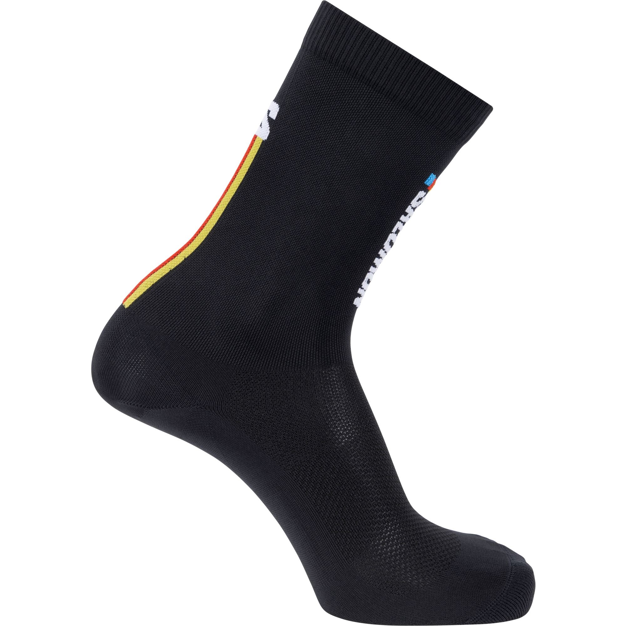 Salomon Pulse Race Flag Crew Unisex Socks (2026) Black S (EU 36-38) 