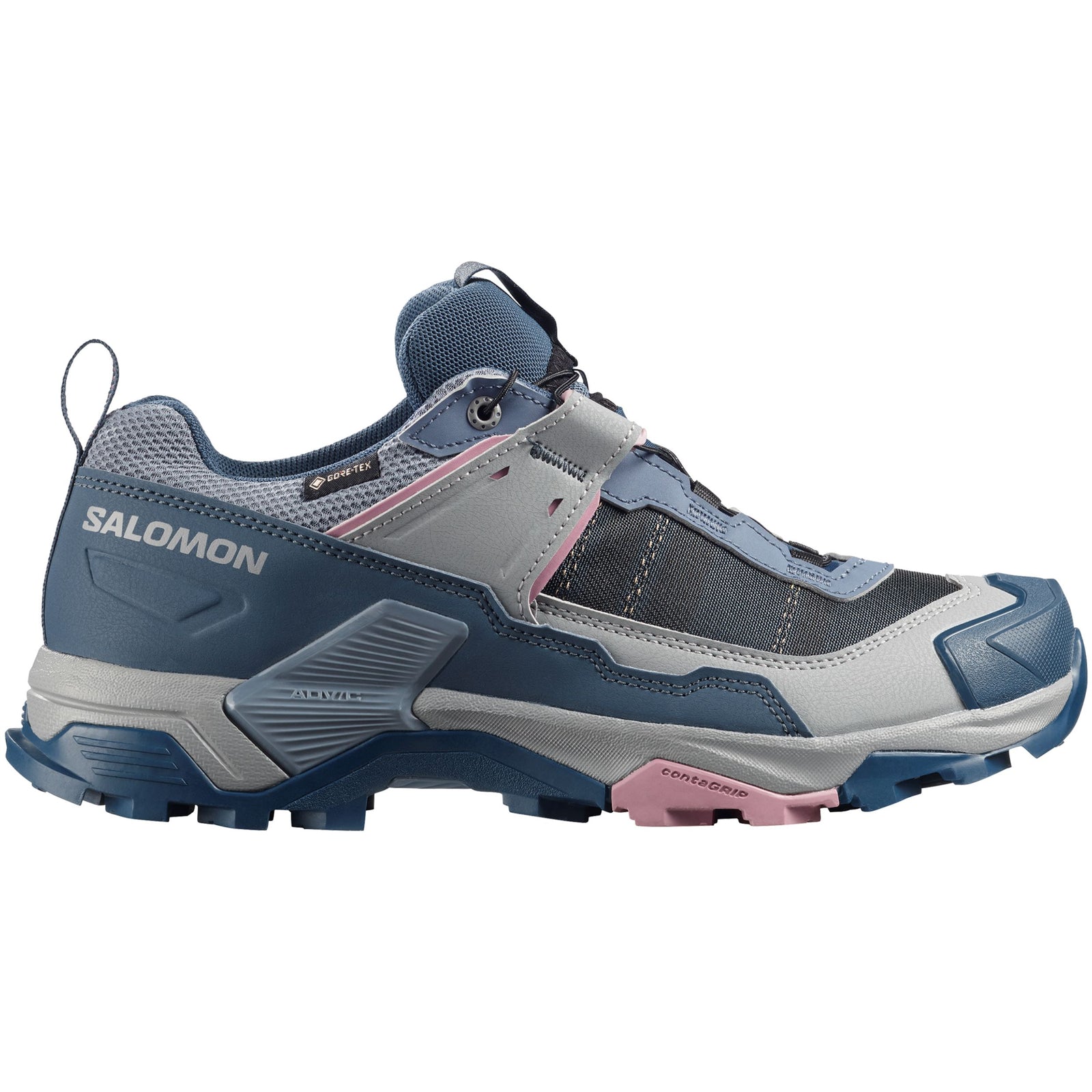 Salomon X Ultra 5 GTX 女款登山鞋 - 著迷/紀念碑/暗色蘭