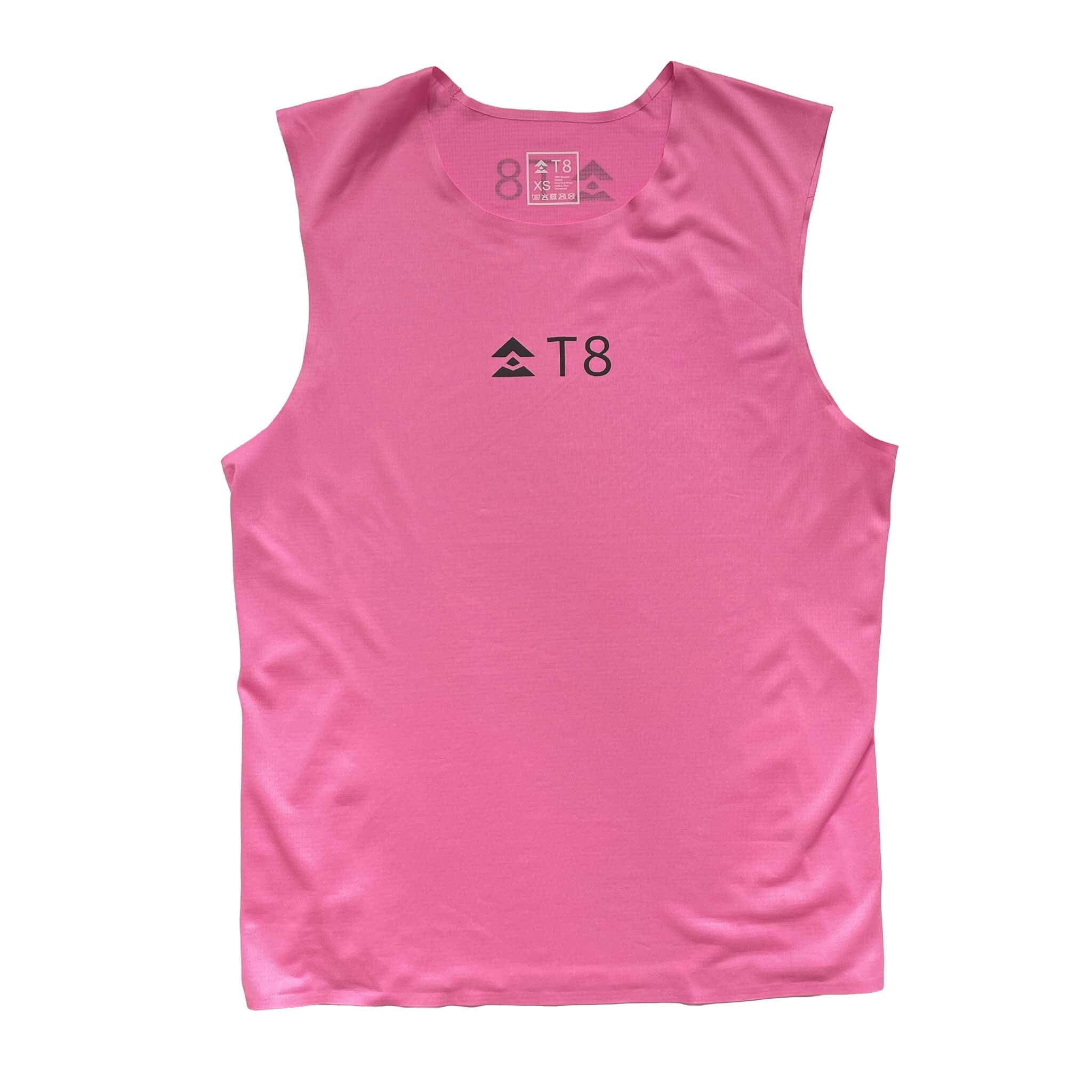 T8 Men's Trail Tank Pink XS 