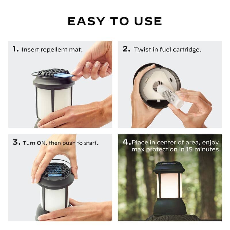 Thermacell Patio Shield Mosquito Repeller Lantern 