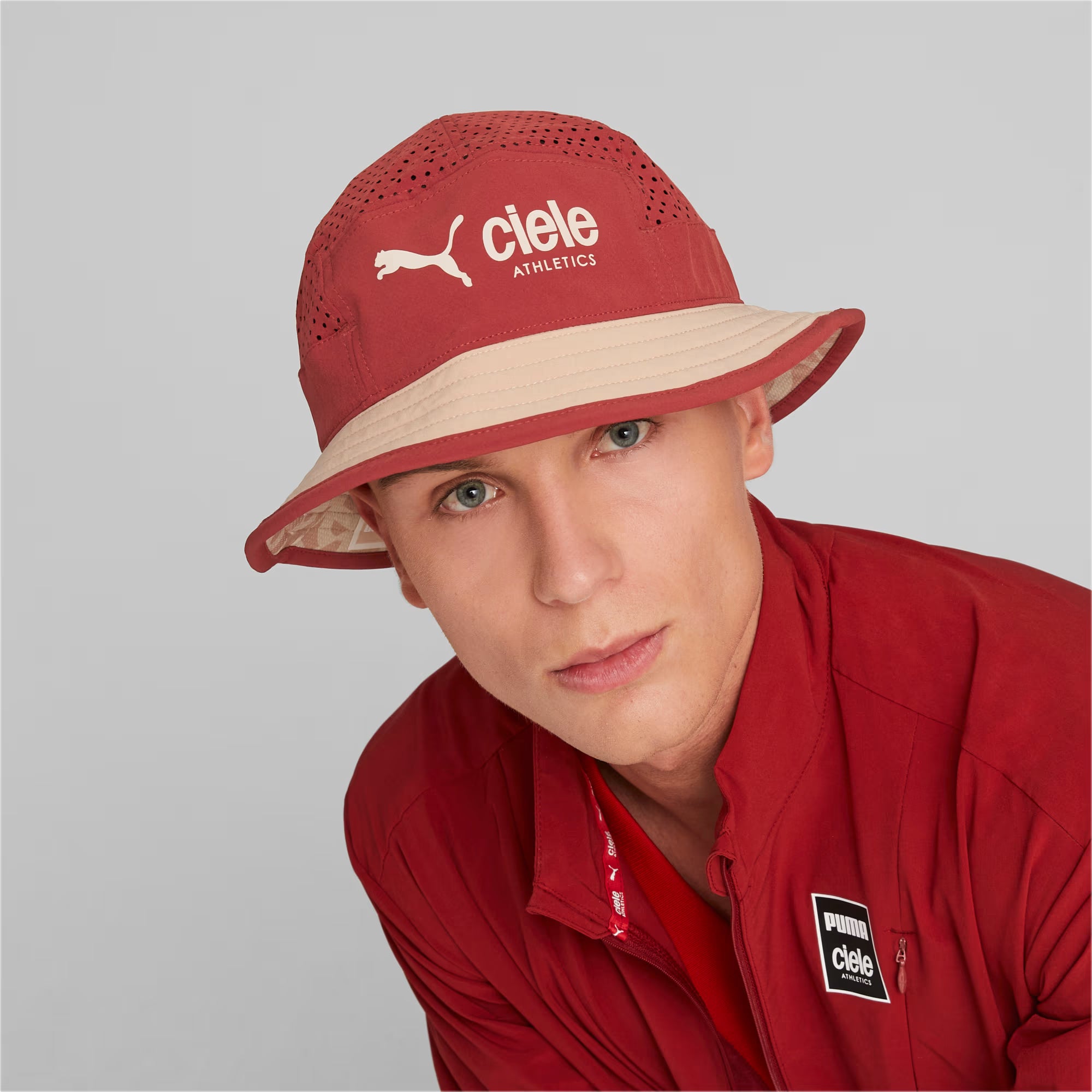 Ciele BKTHat Ciele X Puma - Lockup - Intense Red Hat 