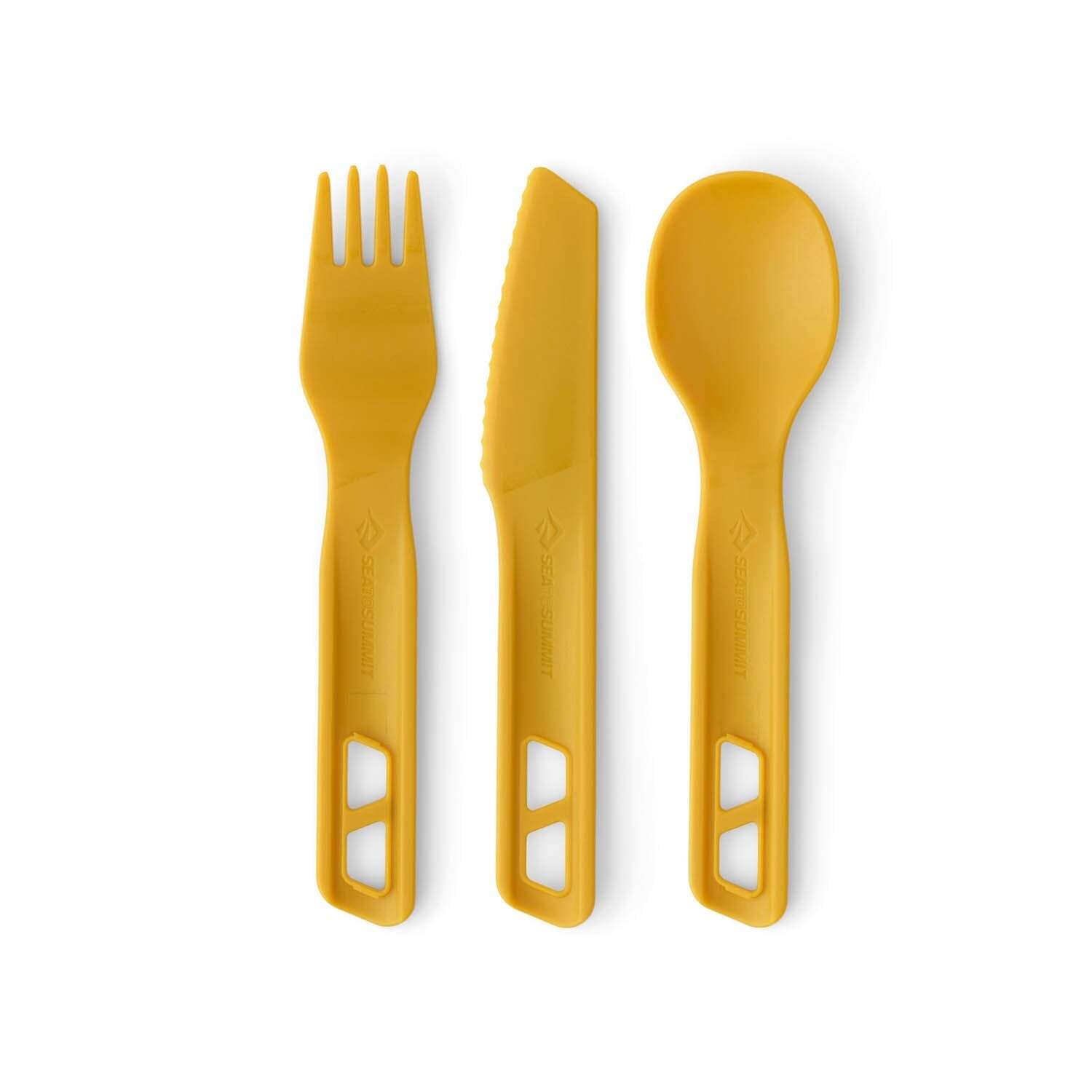 Sea to Summit Passage Cutlery Set 3 Piece Arrowwood Yellow 