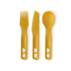 Sea to Summit Passage Cutlery Set 3 Piece Arrowwood Yellow 