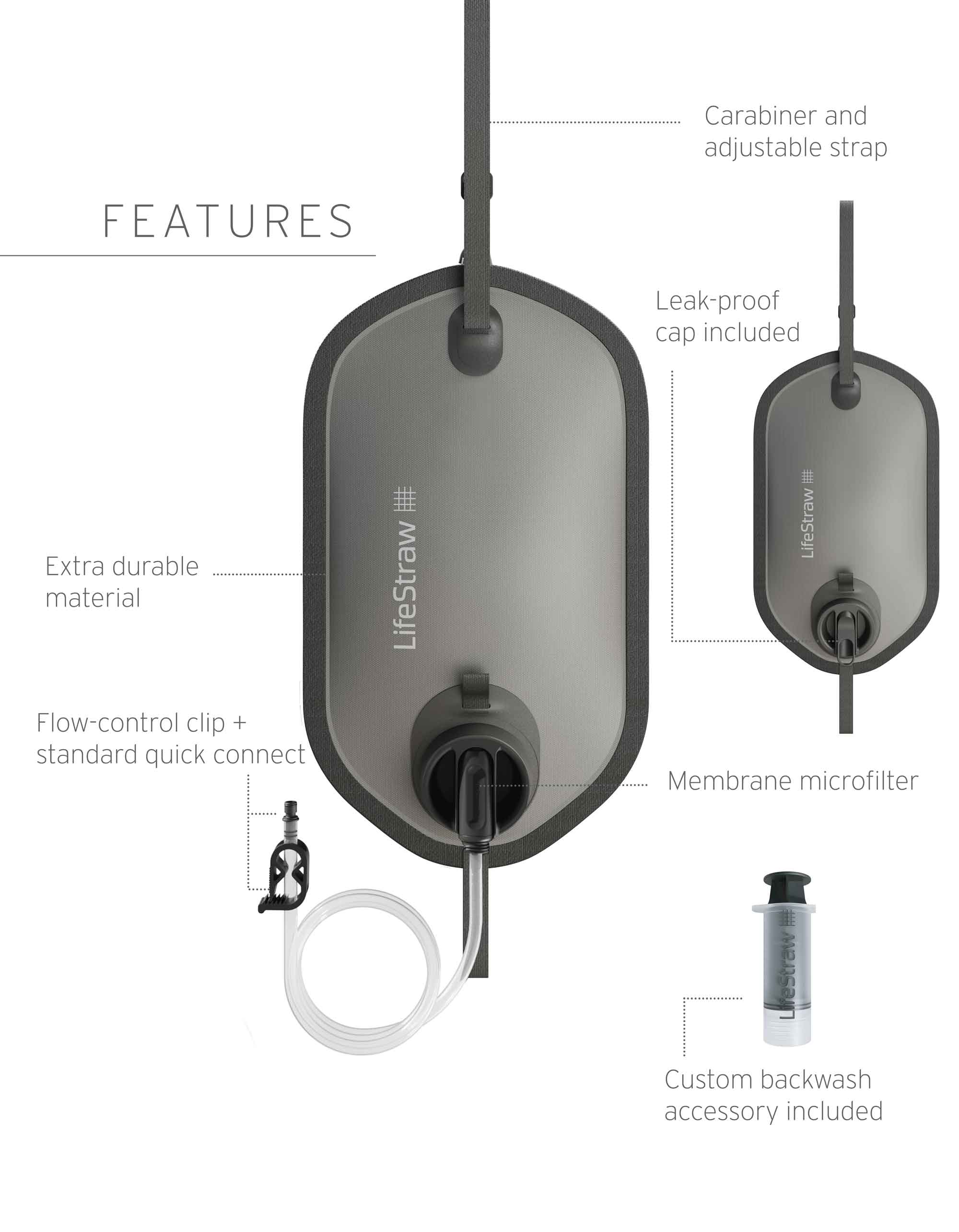 LifeStraw Peak Series Gravity Filter System – 8L 