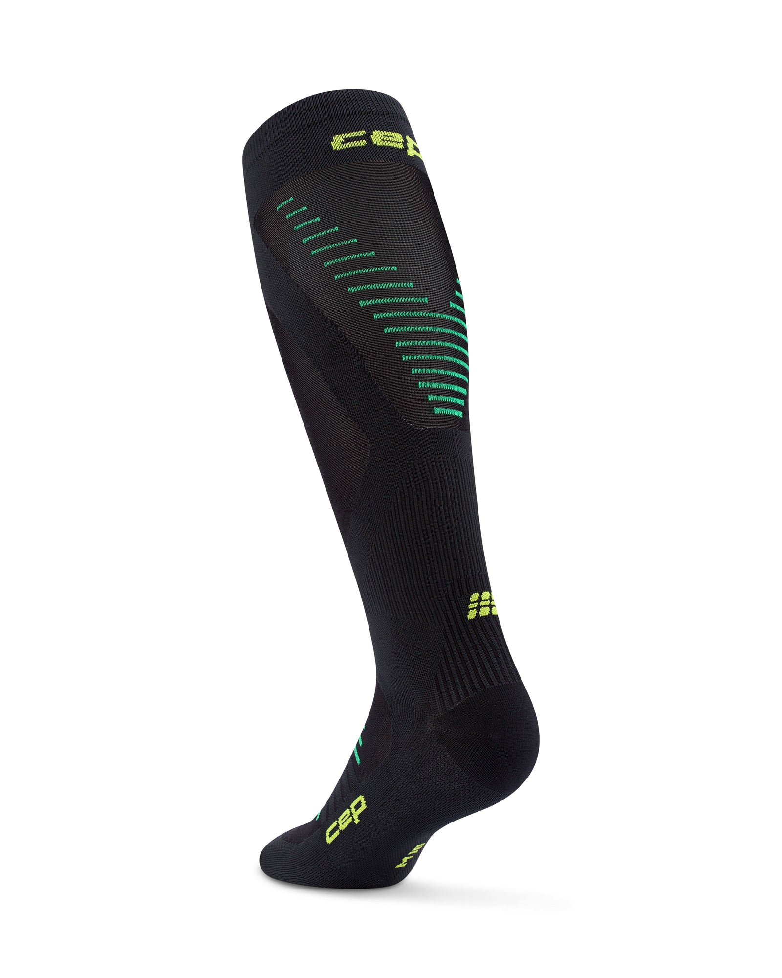 CEP Pro Run Ultralight Tall Compression Socks, Men – Black