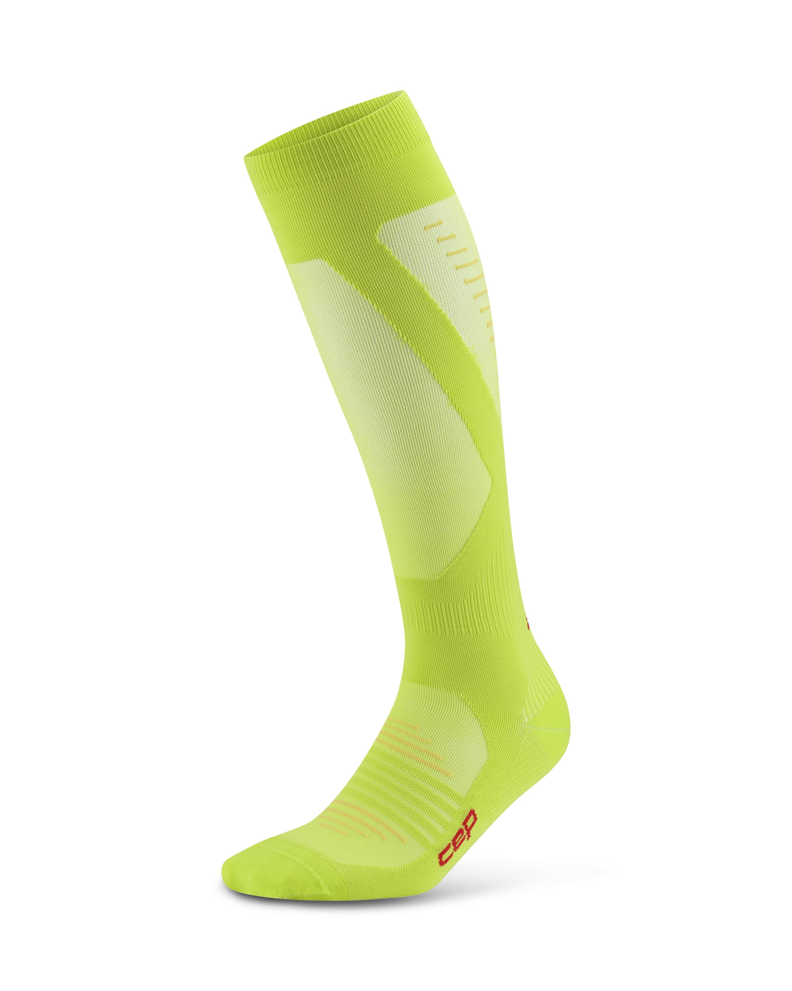 CEP Pro Run Ultralight Tall Compression Socks, Women Lime II 