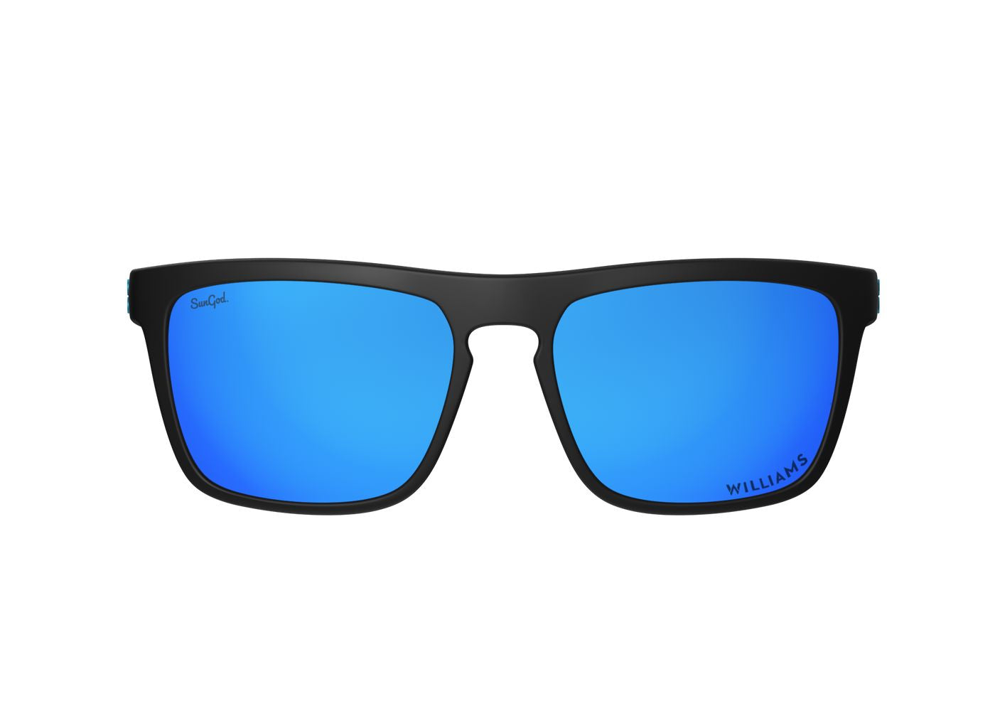 Sungod Renegades 8KO glasses Matte Black / Blue 