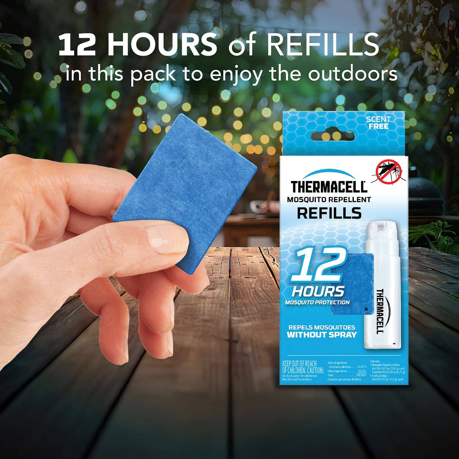 Thermacell R1 Mosquito Repellent Refill (12 Hours) 