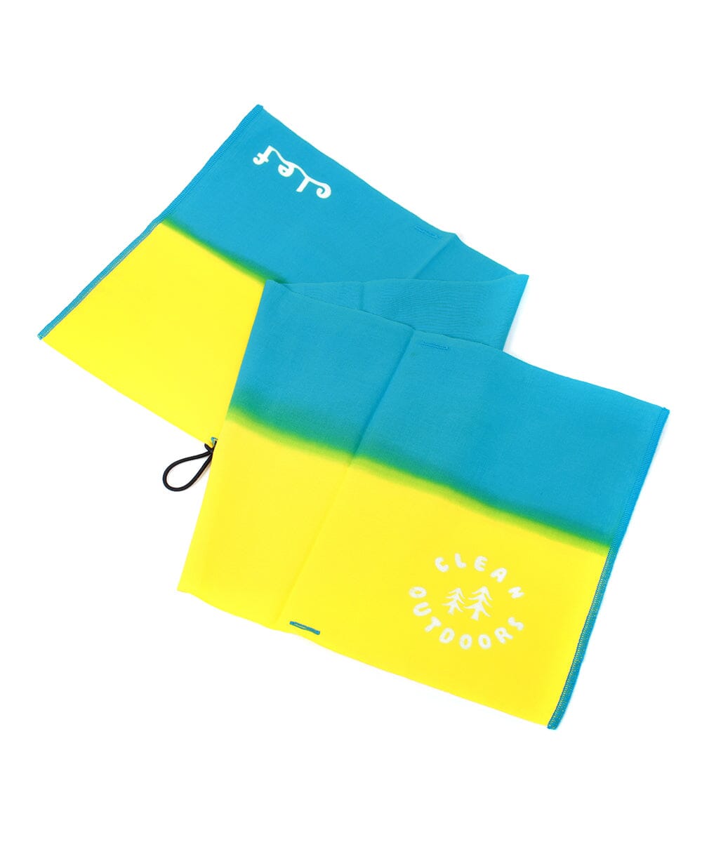 Clef All Outdoor Tenugui RB6001 Turquoise 