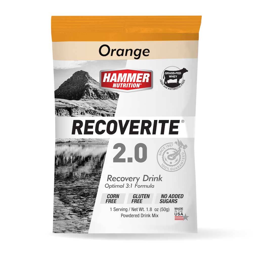 Hammer Recoverite (Glutamine Fortified Recovery Drink) Orange Vanilla 1 SERVING 
