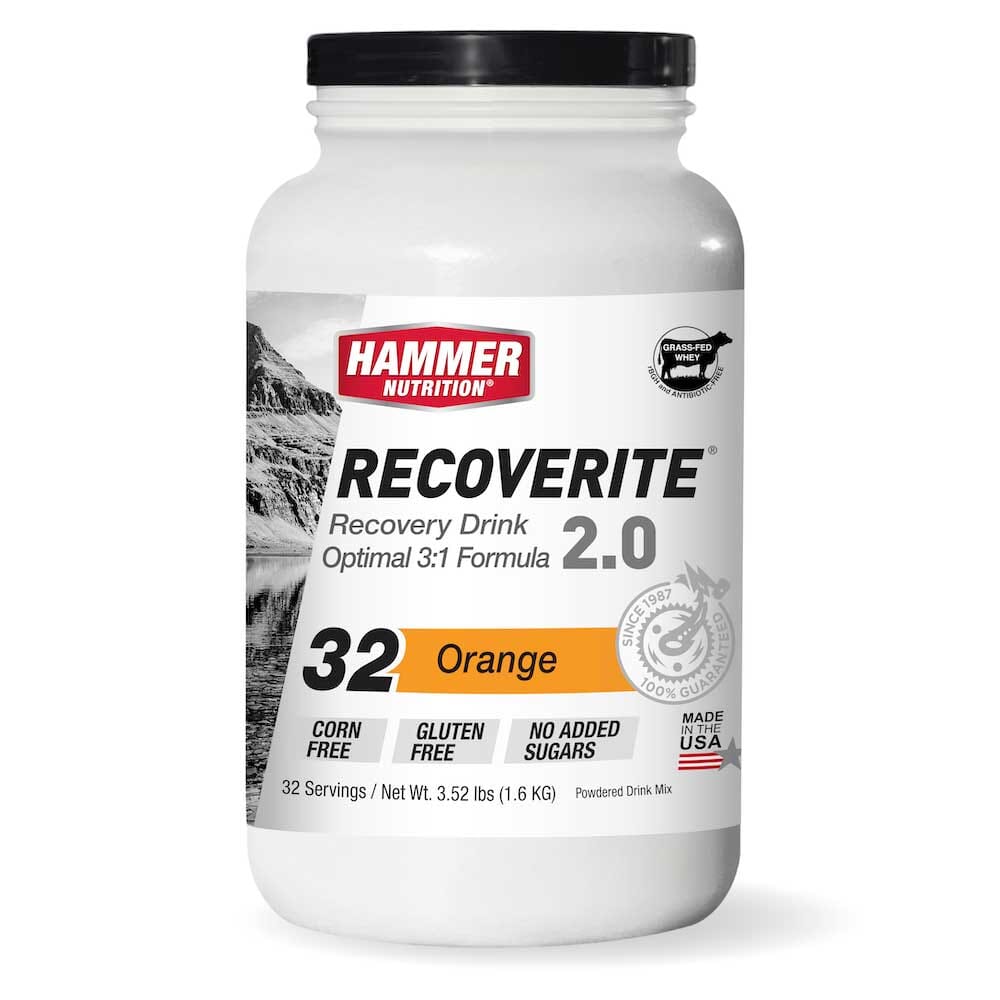 Hammer Recoverite (Glutamine Fortified Recovery Drink) ORANGE 32 SERVING 