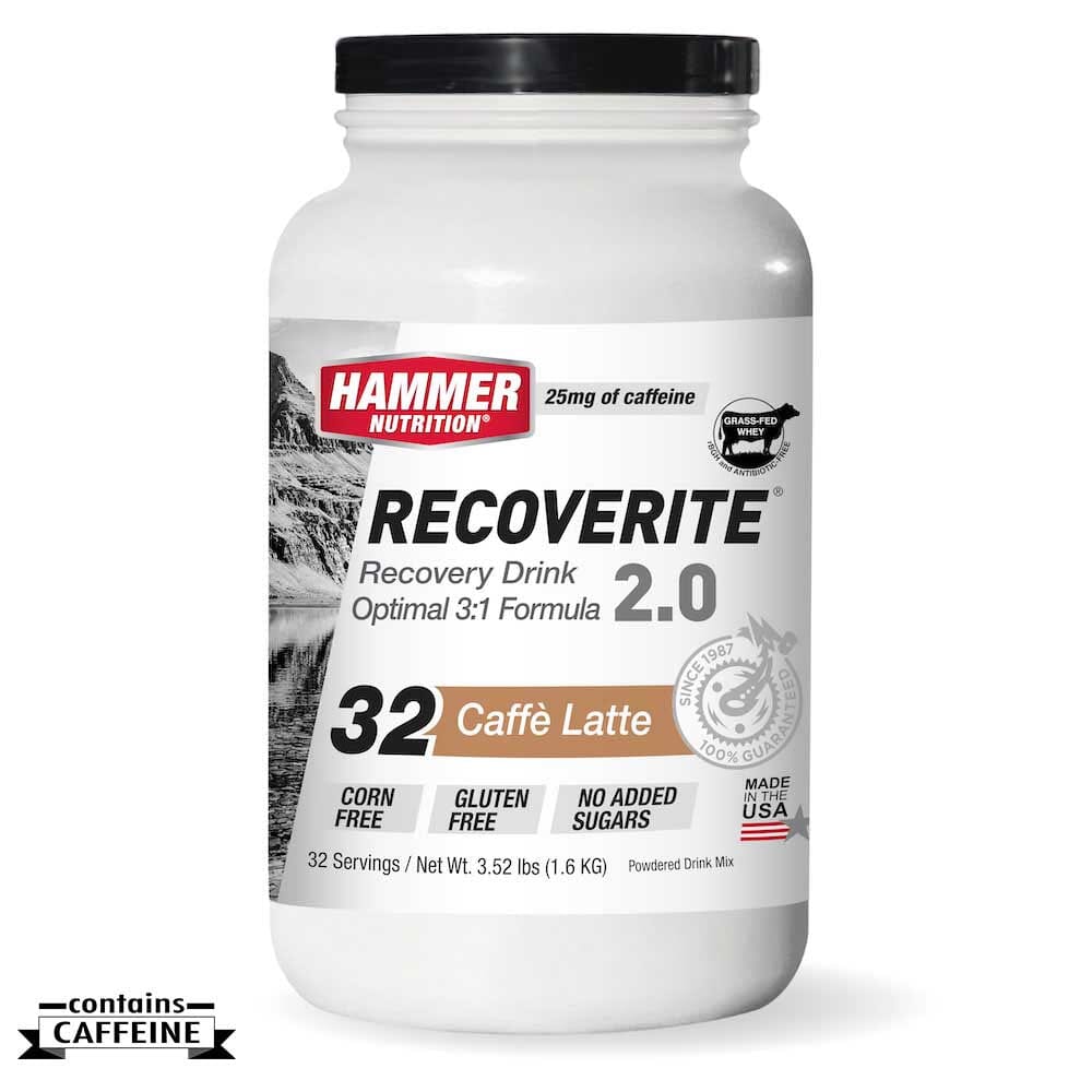 Hammer Recoverite (Glutamine Fortified Recovery Drink) Caffe Latte 32 SERVING 