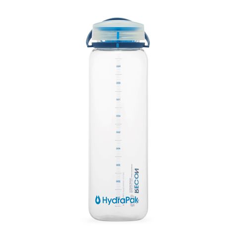 HydraPak 32 oz/1L RECON™ Clear/Navy & Cyan 