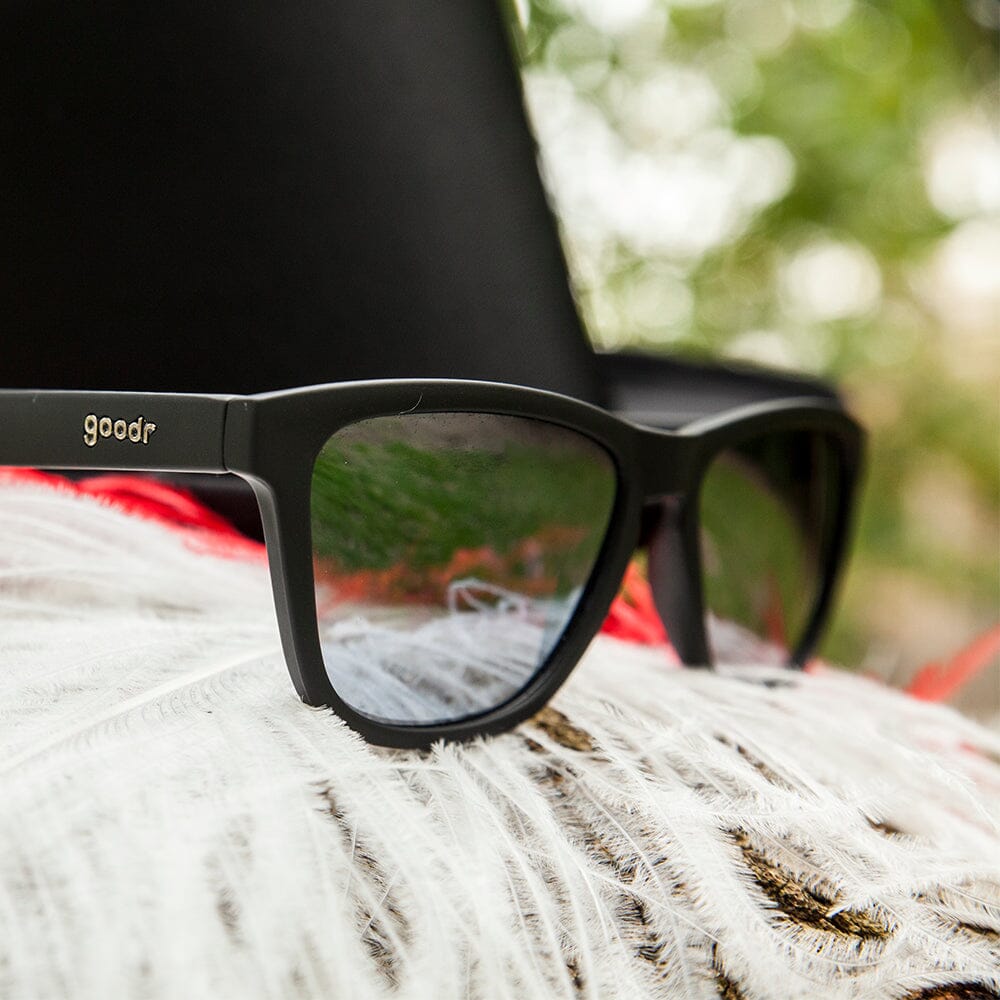 goodr OG - Sports Sunglasses - Ron's Smoke & Mirrors 