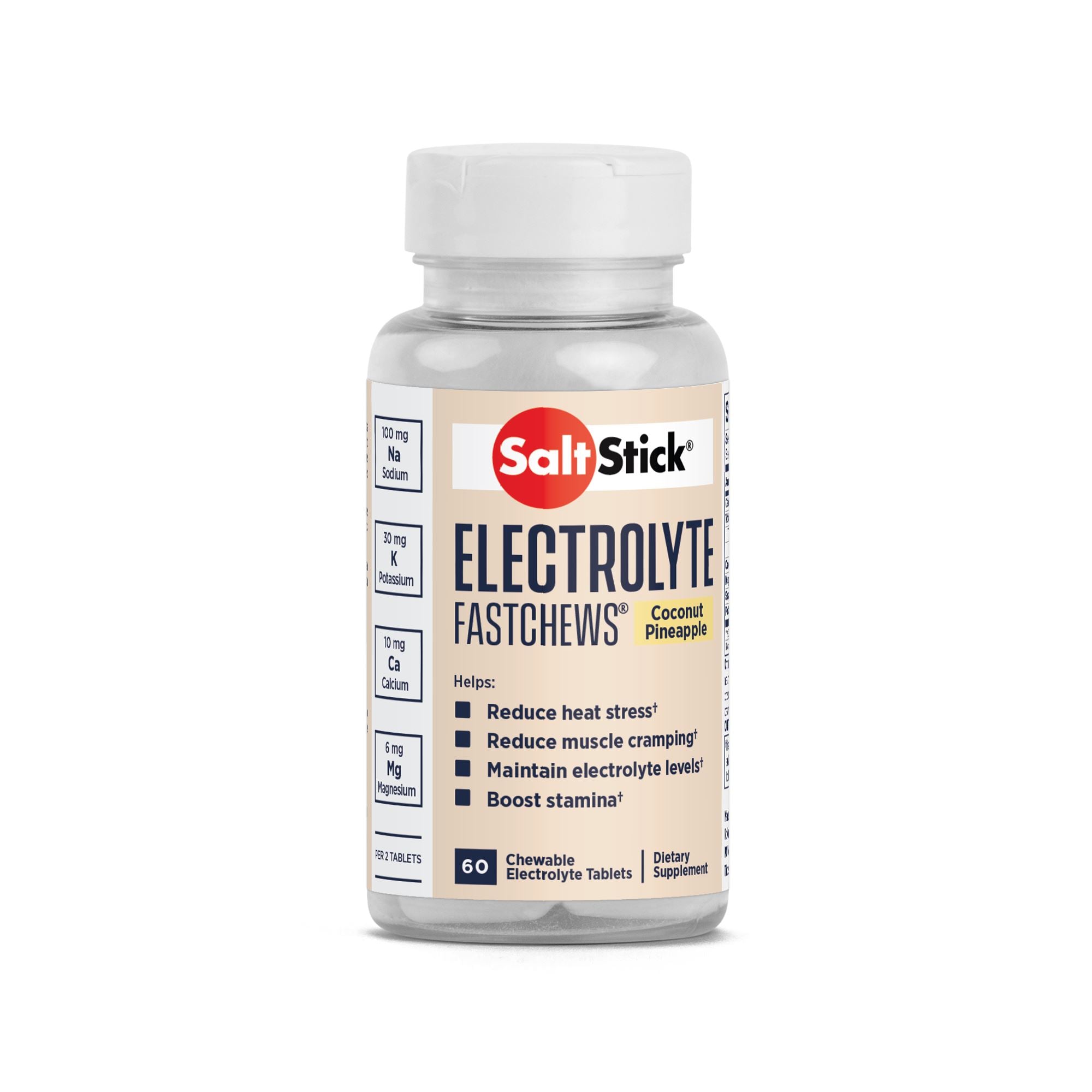 SaltStick Fastchews 60ct Bottle Coconut Pineapple 