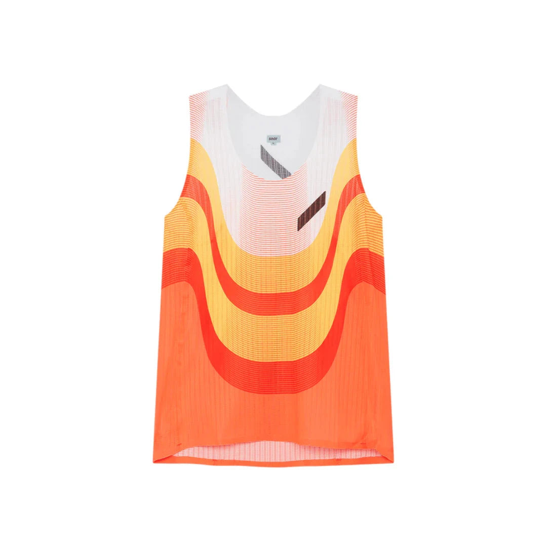 SOAR Women's Race Vest Orange/Red/White XS 
