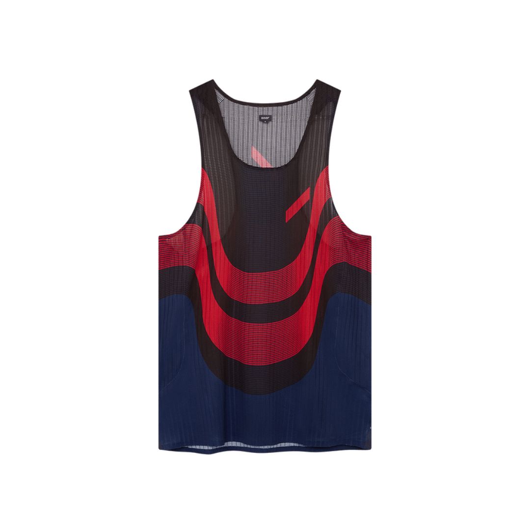 SOAR Men's Race Vest Black/Red/Navy S 