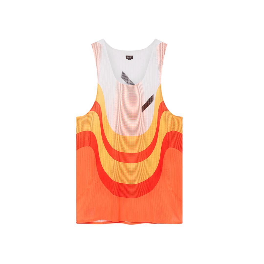 SOAR Men's Race Vest Orange/Red/White S 