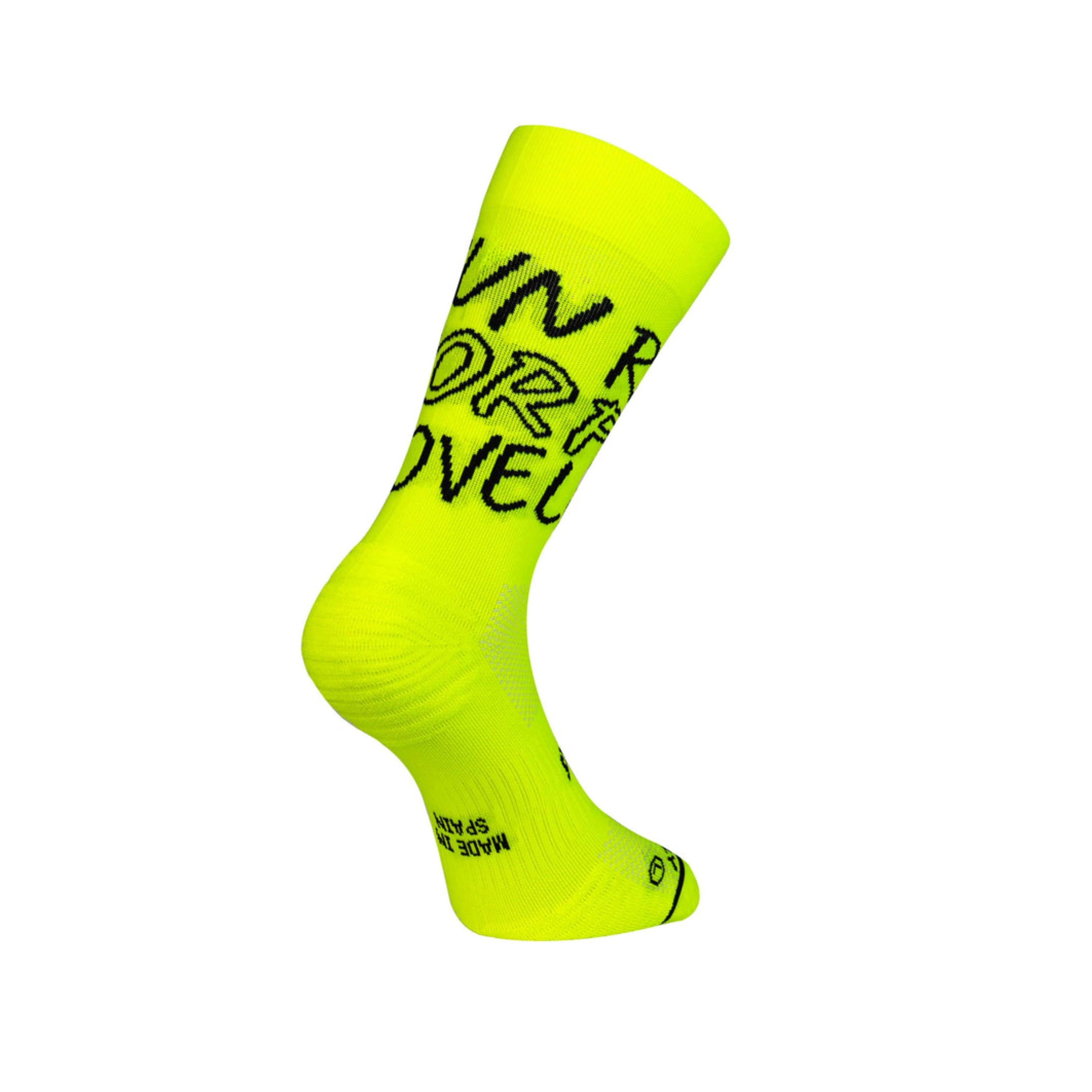 SPORCKS Run For Love - Running Socks Yellow XS 35-37 