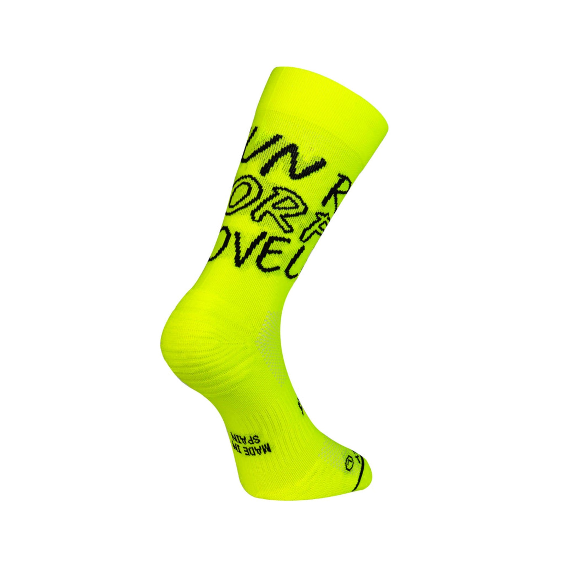 SPORCKS Run For Love - Running Socks Yellow XS 35-37 