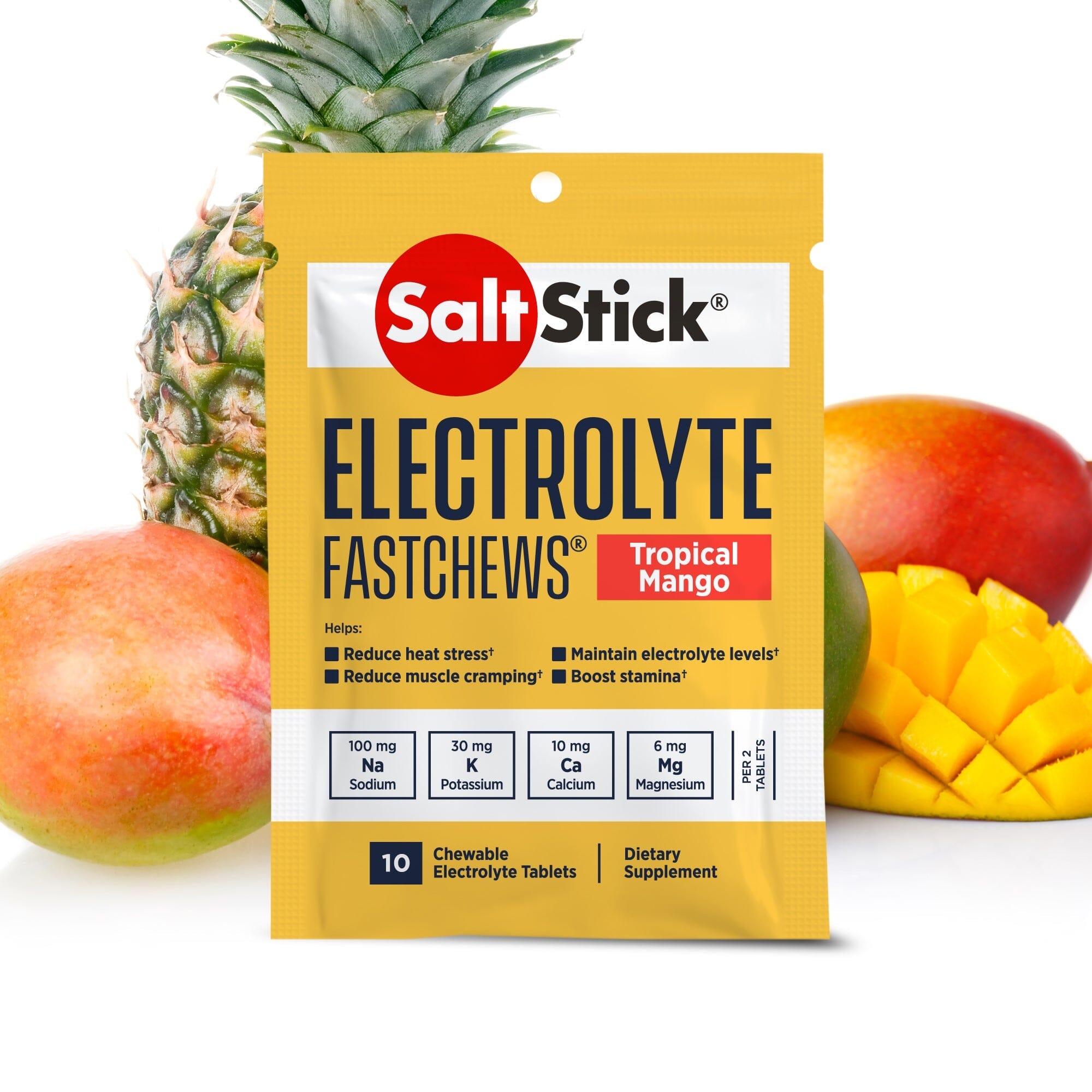SaltStick Fastchews 10ct Pack Tropical Mango 