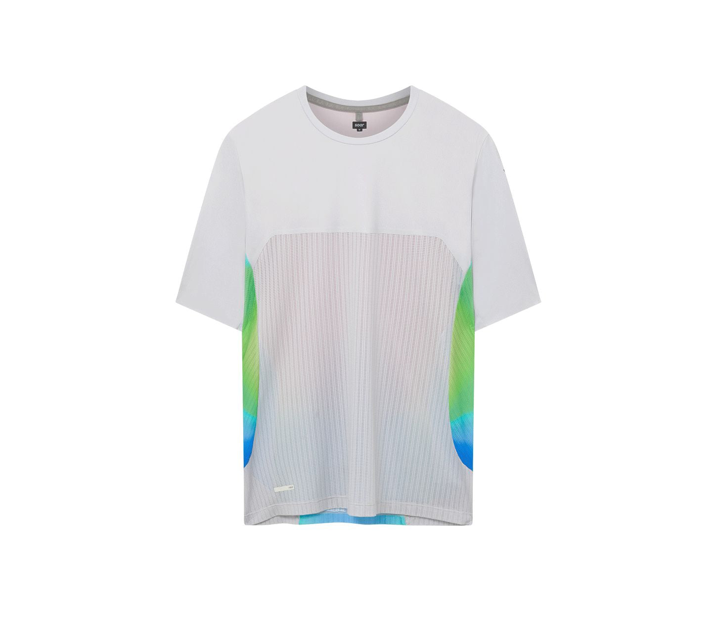 SOAR Men's Hot Weather Tee Grey/Rainbow S 