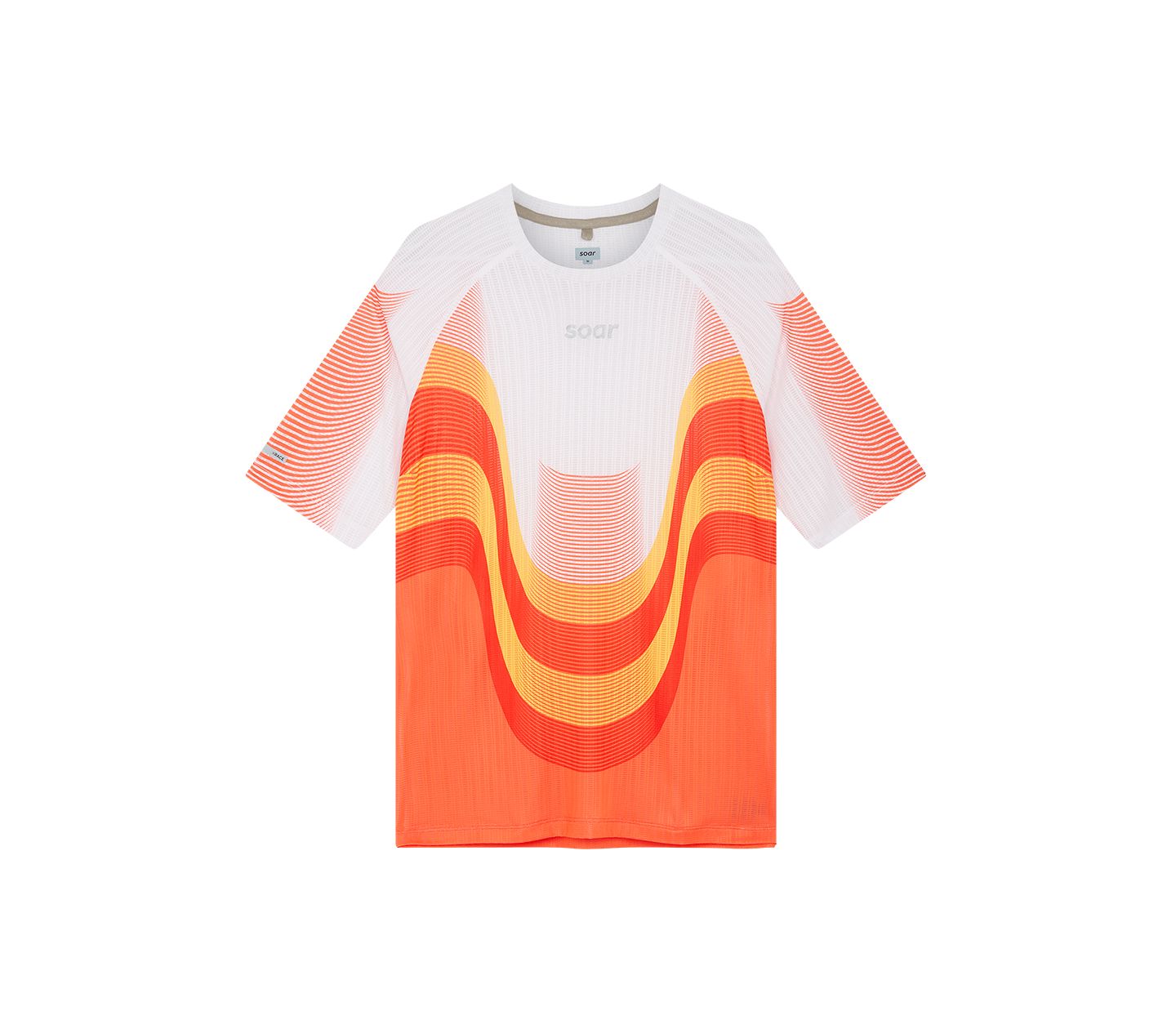 SOAR Women's Race Tee Orange/White XS 